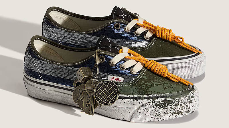Vans Premium Authentic La Habana Green Blue VN000DB824O front