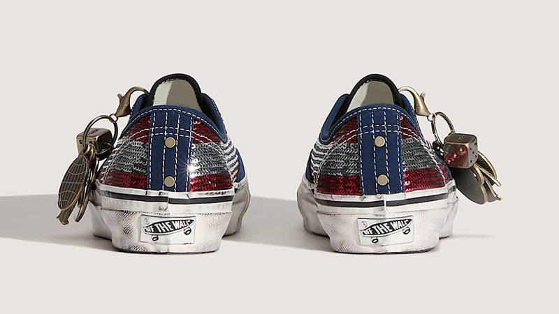 Vans Premium Authentic La Habana Red Navy VN000DB8Z11 back