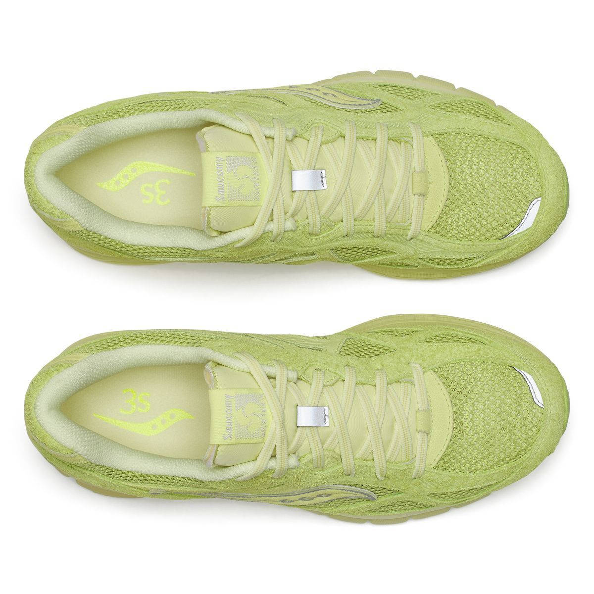 3sixteen x Saucony ProGrid Guide 7 Lime S71044-2 middle