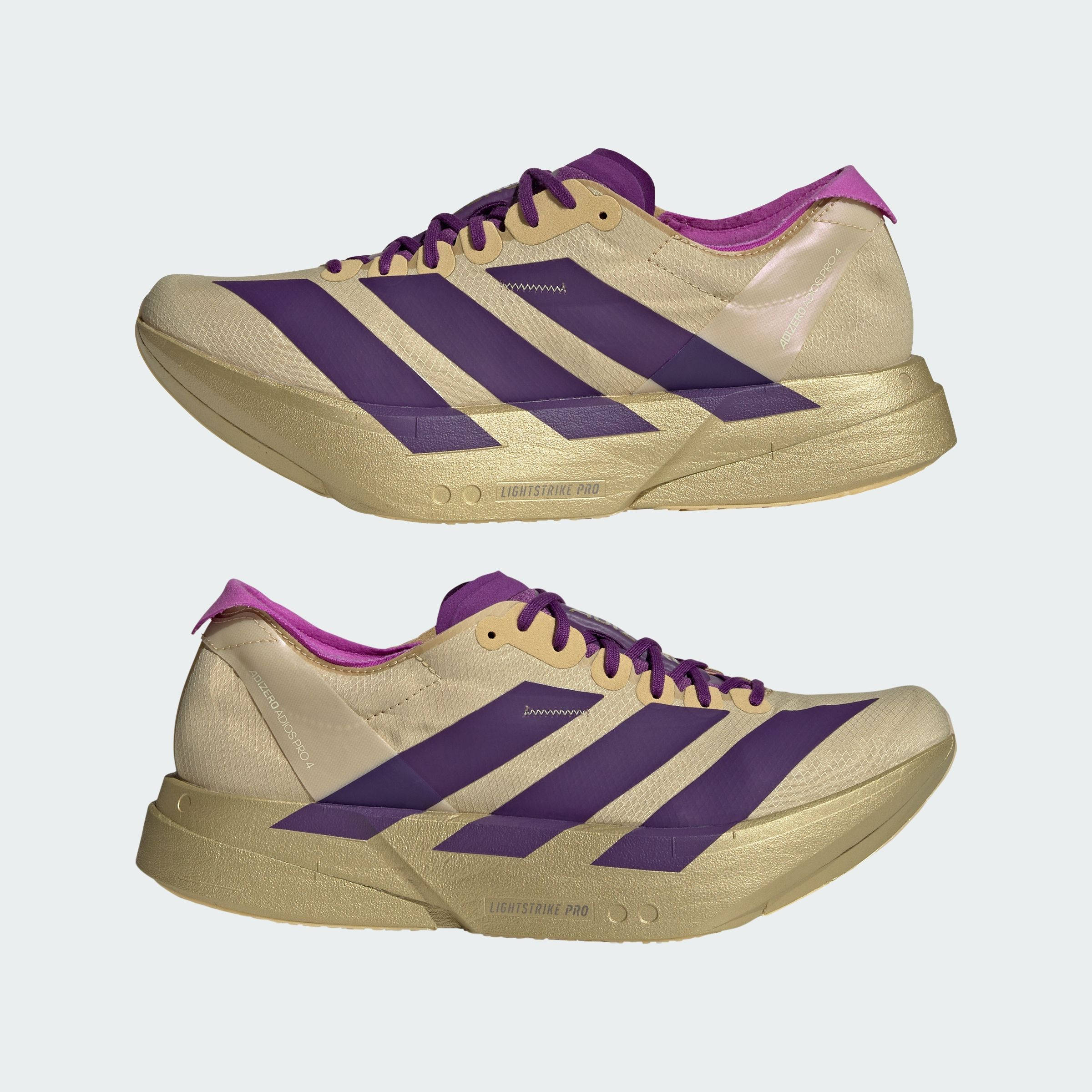 adidas Adizero Adios Pro 4 Sand Purple JR7410 feature