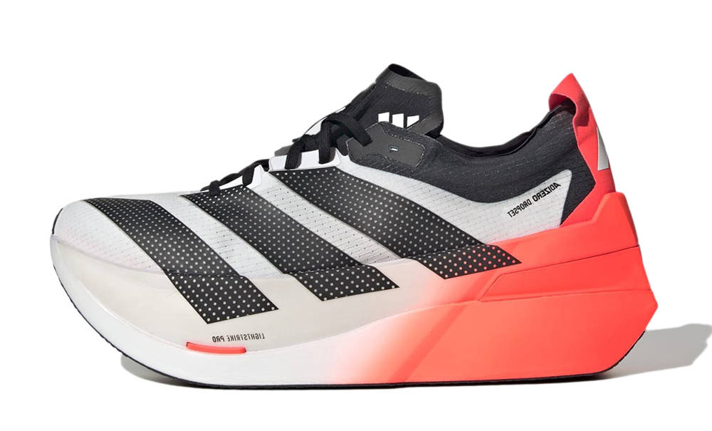 adidas Adizero Dropset Elite White Solar Red