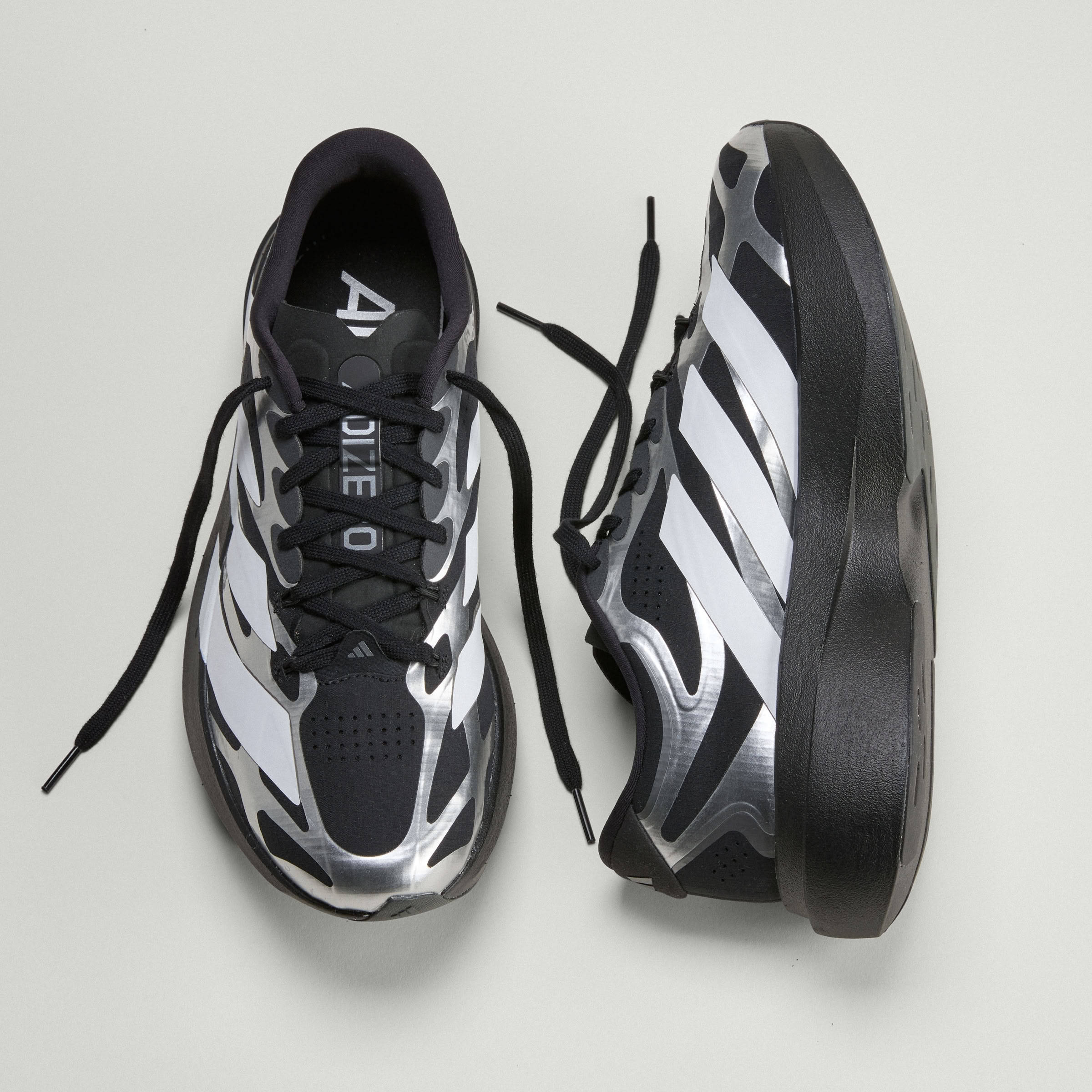 adidas Adizero EVO SL EXO Black White Silver Top 1