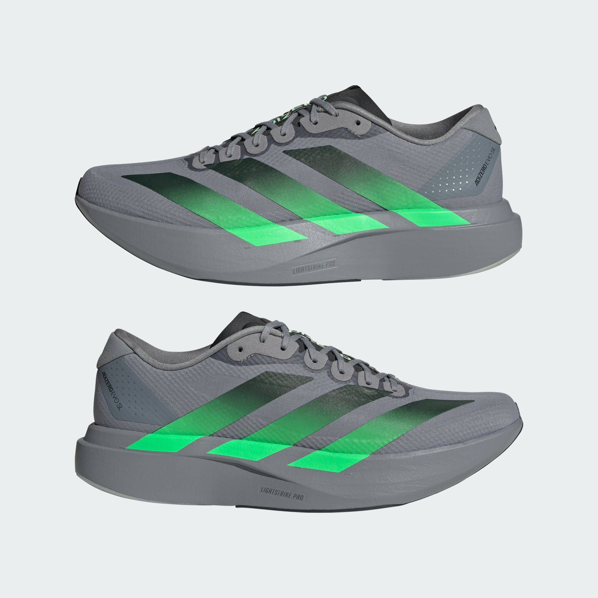 新品未使用　adidas evo sl 27㎝ adidas Adizero EVO SL Grey Screaming Green | KI6927 | The Sole