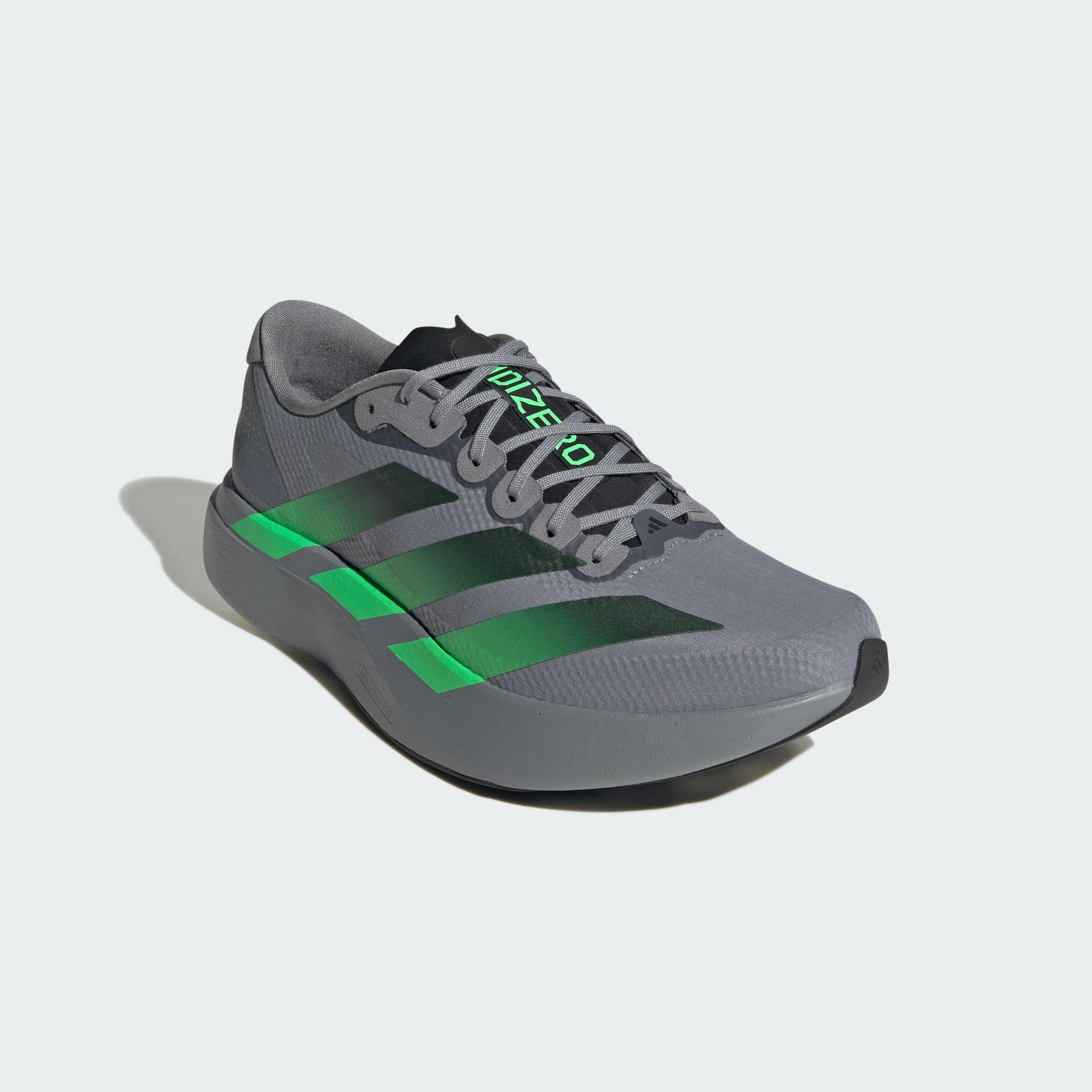 adidas Adizero EVO SL Grey Screaming Green KI6927 front