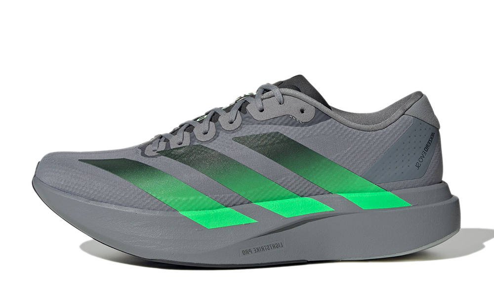 adidas Adizero EVO SL Grey Screaming Green