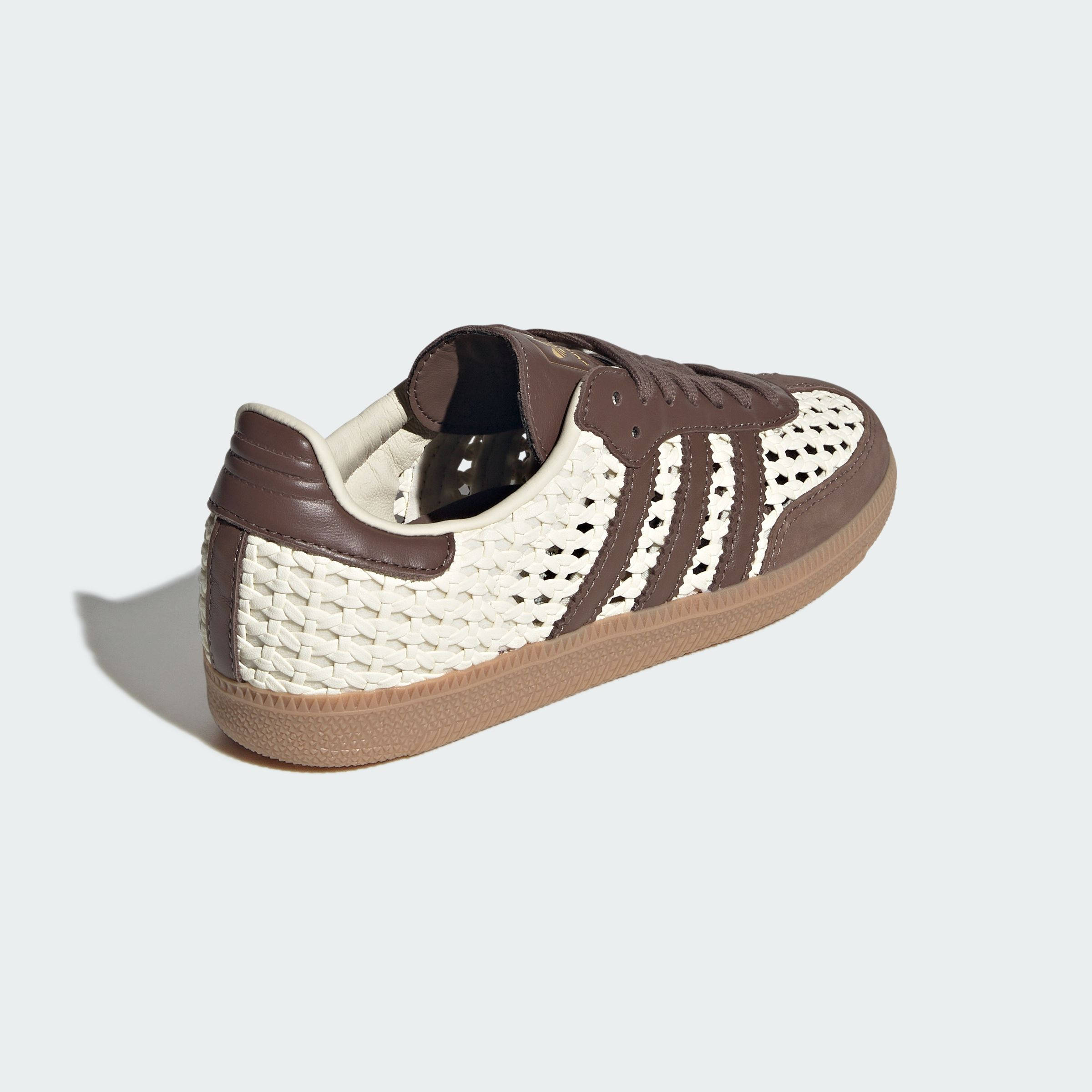 adidas Samba Basketweave Brown Cream IH9373 back