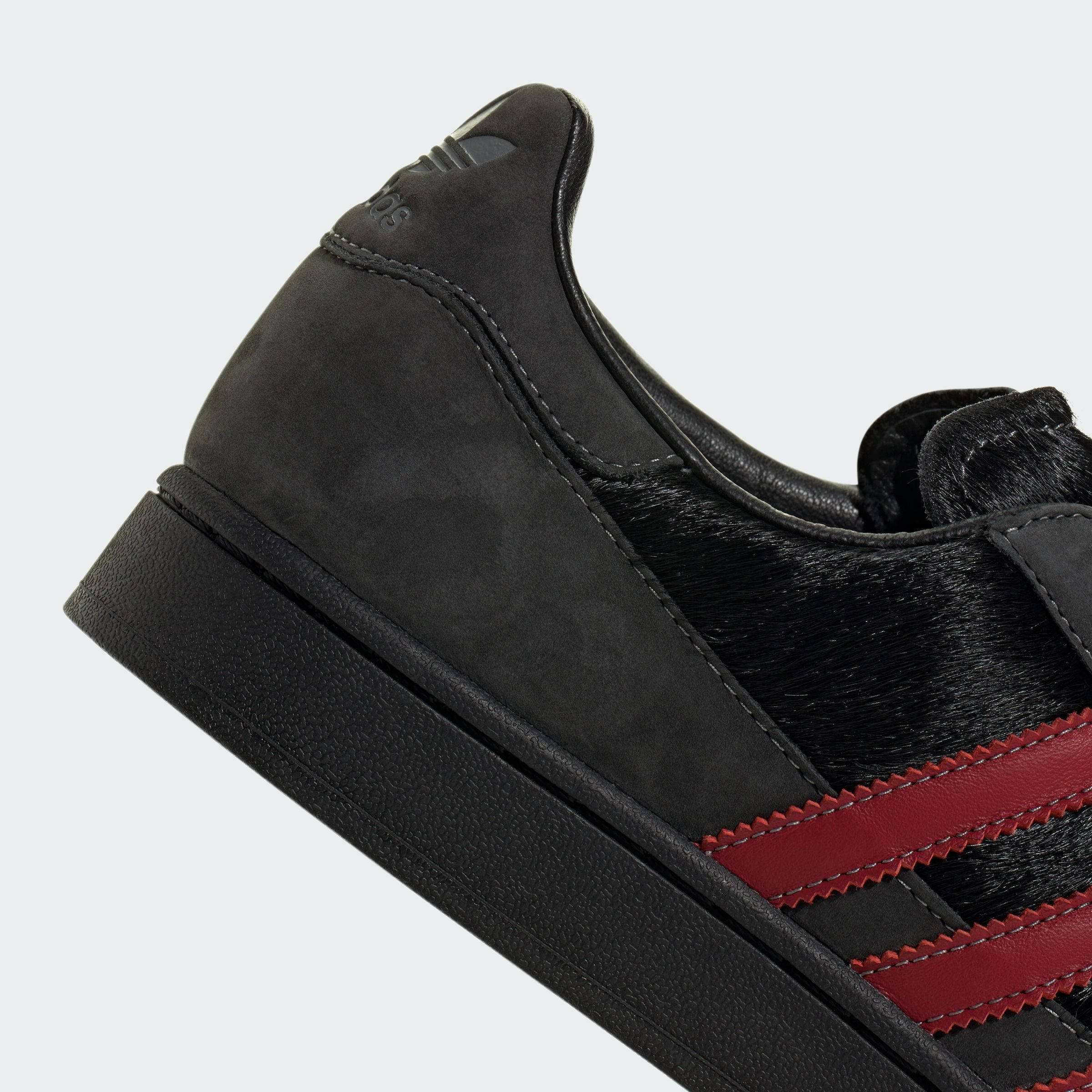 adidas Superstar II MG Black Victory Red HP7188 heel