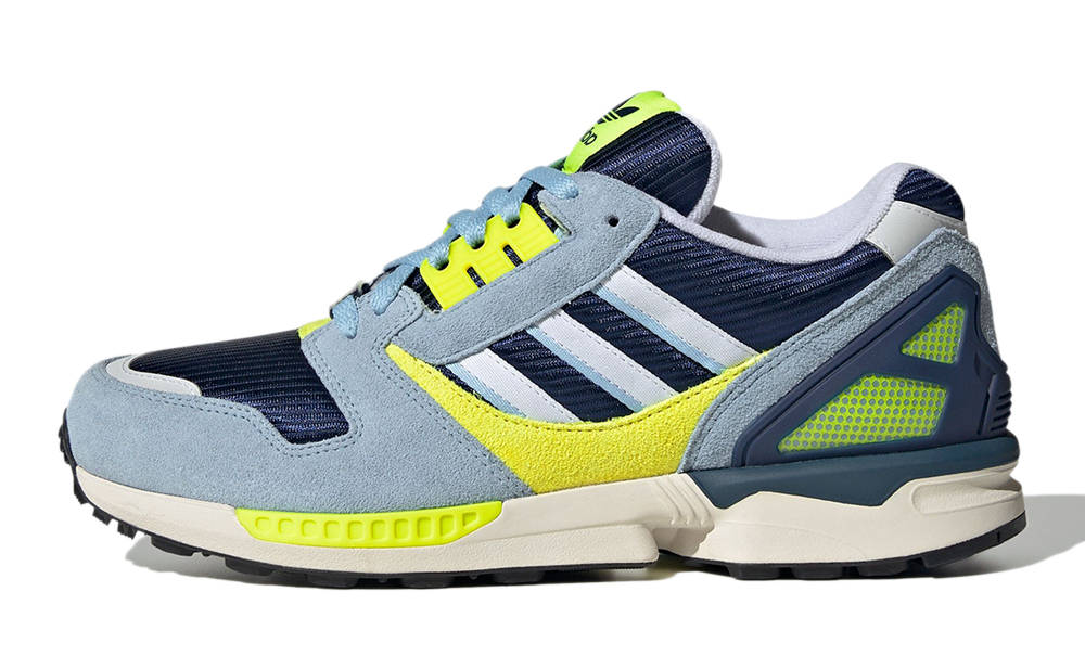 adidas ZX 8000 Dark Blue White Solar Yellow | KI5674 | The Sole