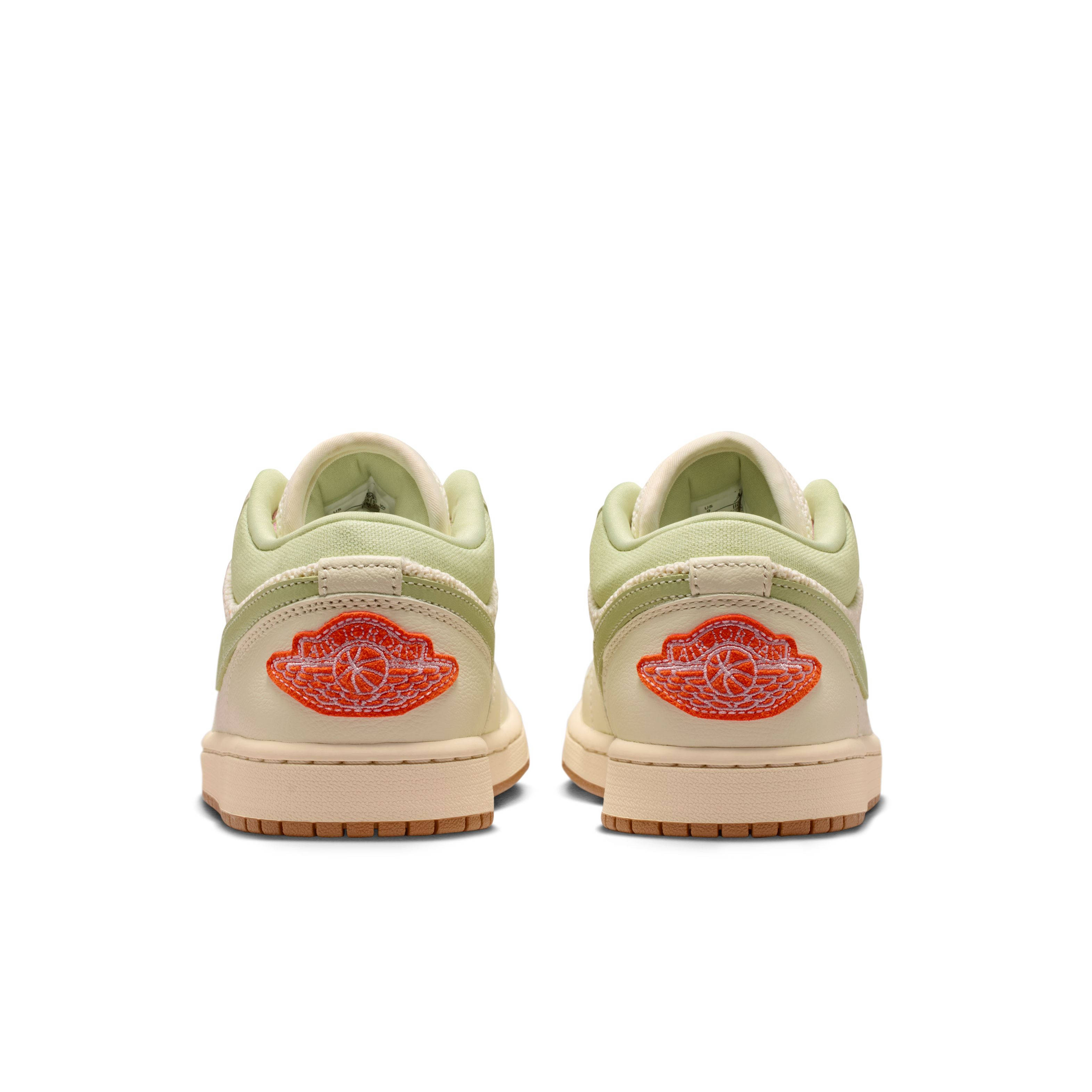 Air Jordan 1 Low Olive Aura II0569-100 back