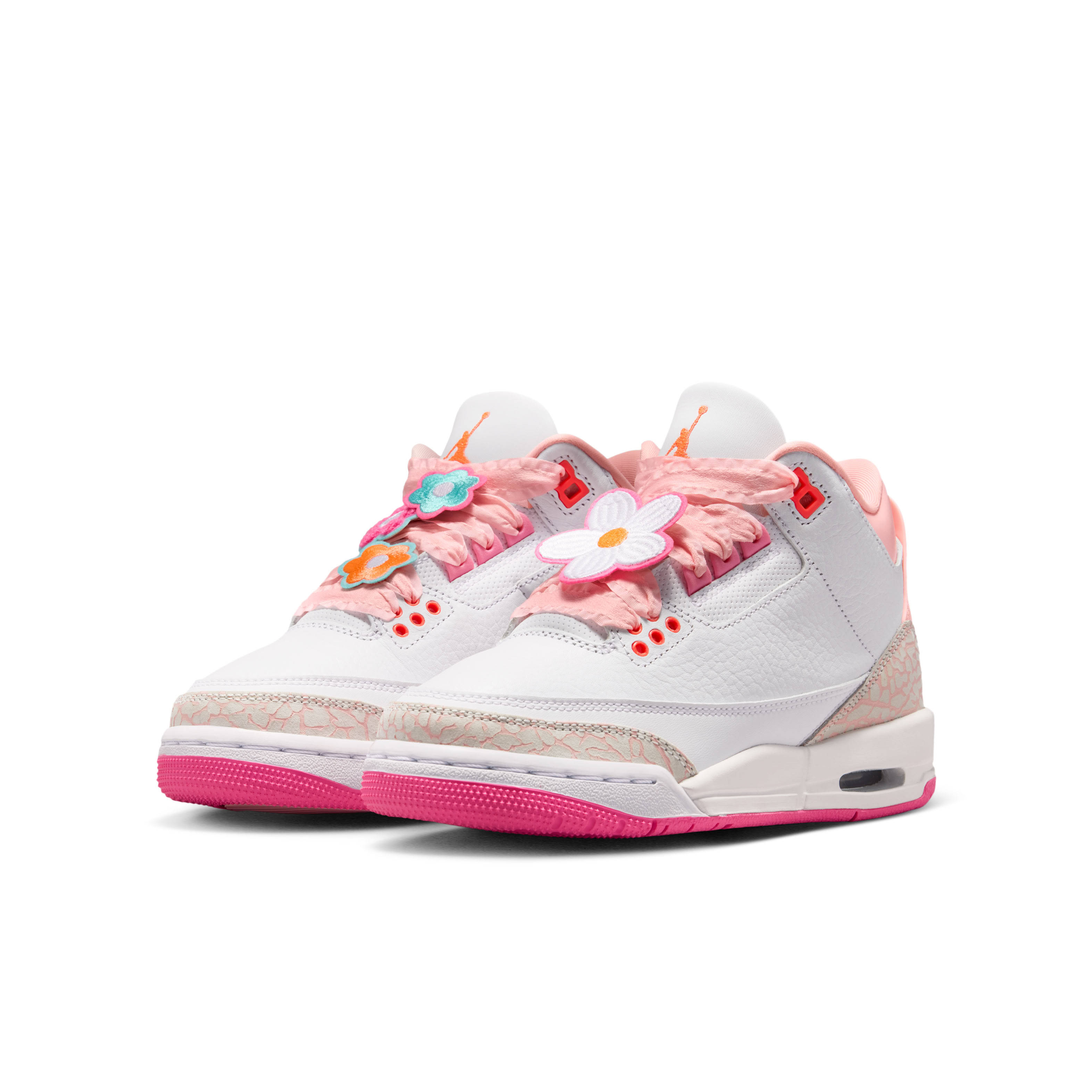 Air Jordan 3 Retro GS Spring Flowers Front