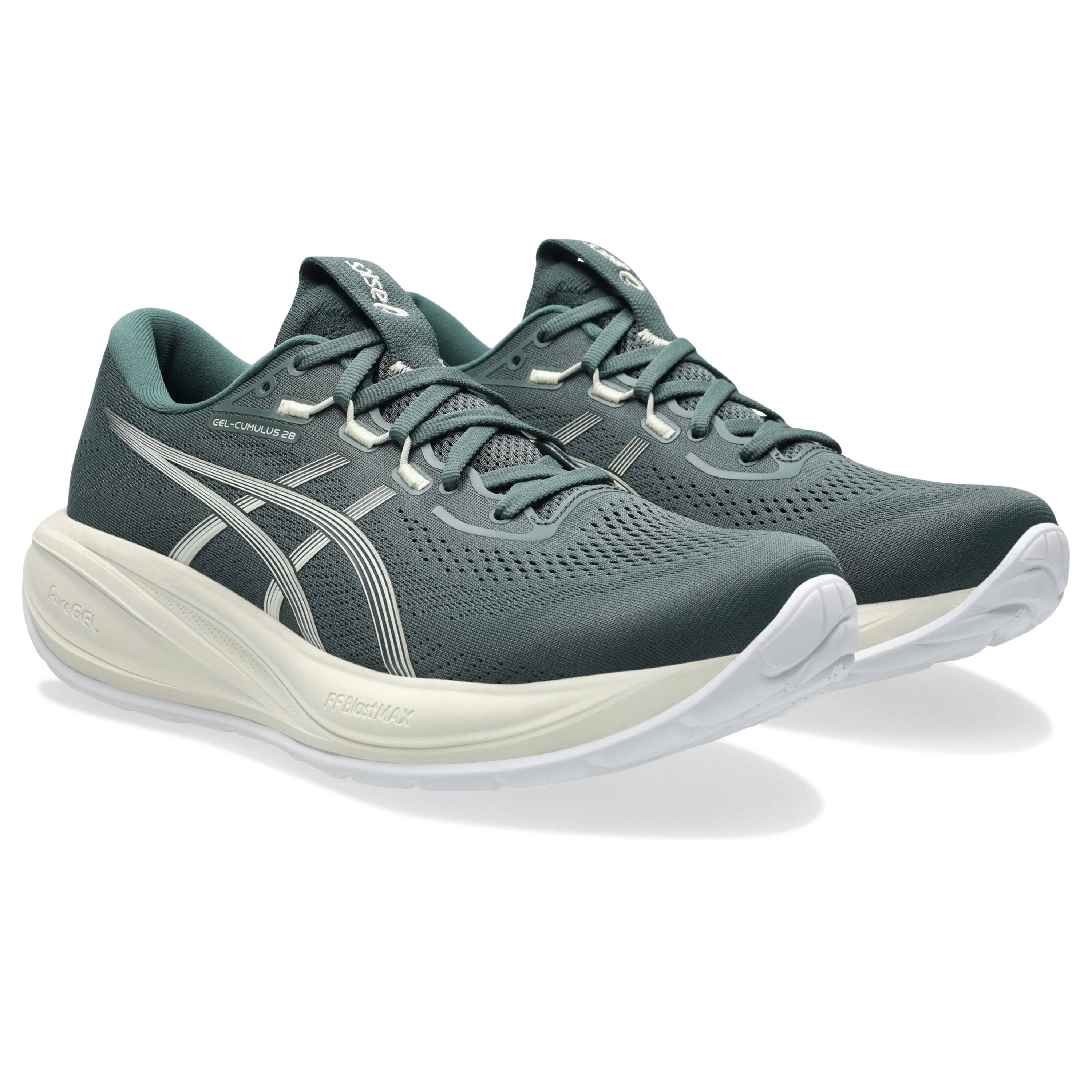 ASICS GEL-Cumulus 28 Dusty Fern Ivory 1011C143-300 front