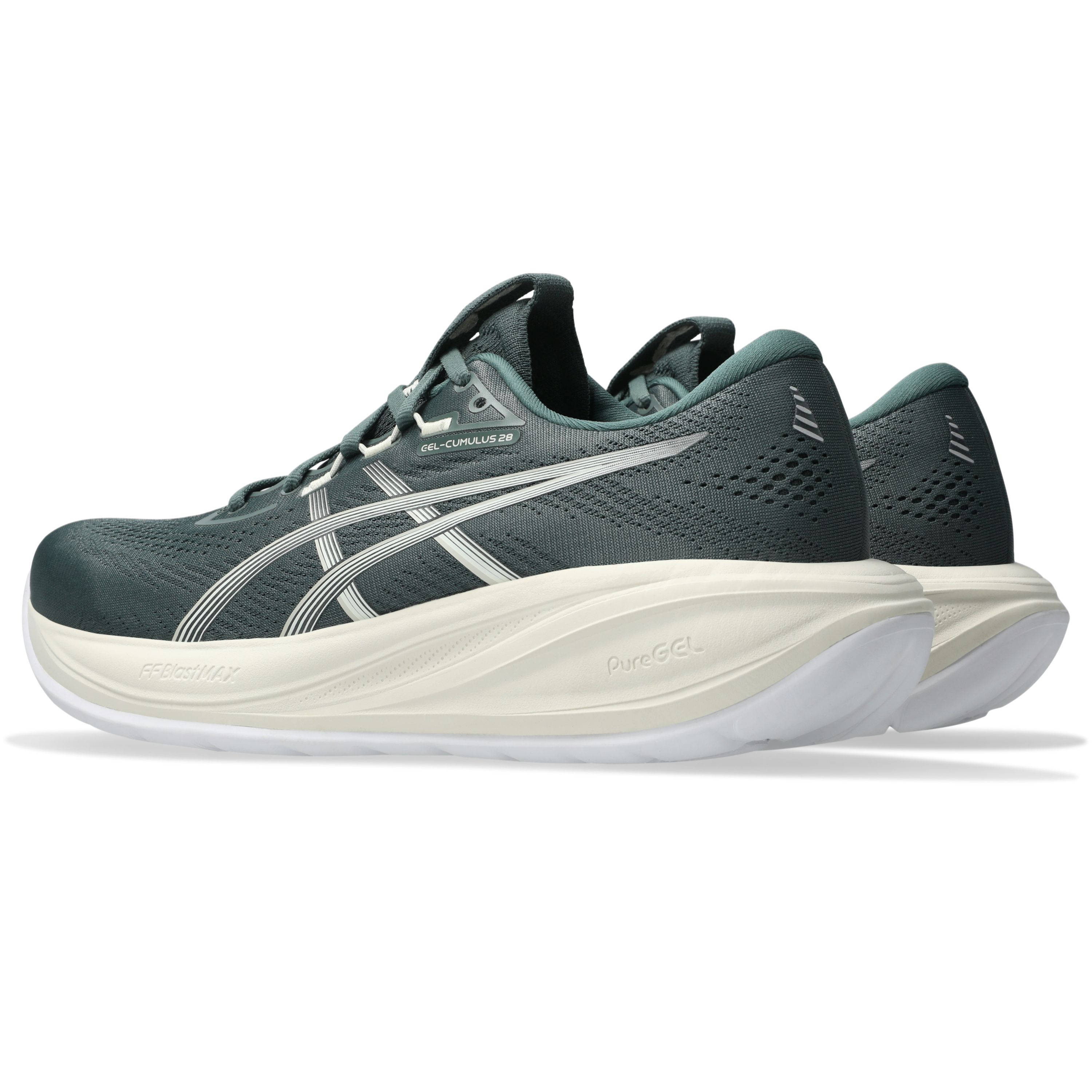 ASICS GEL-Cumulus 28 Dusty Fern Ivory 1011C143-300 side