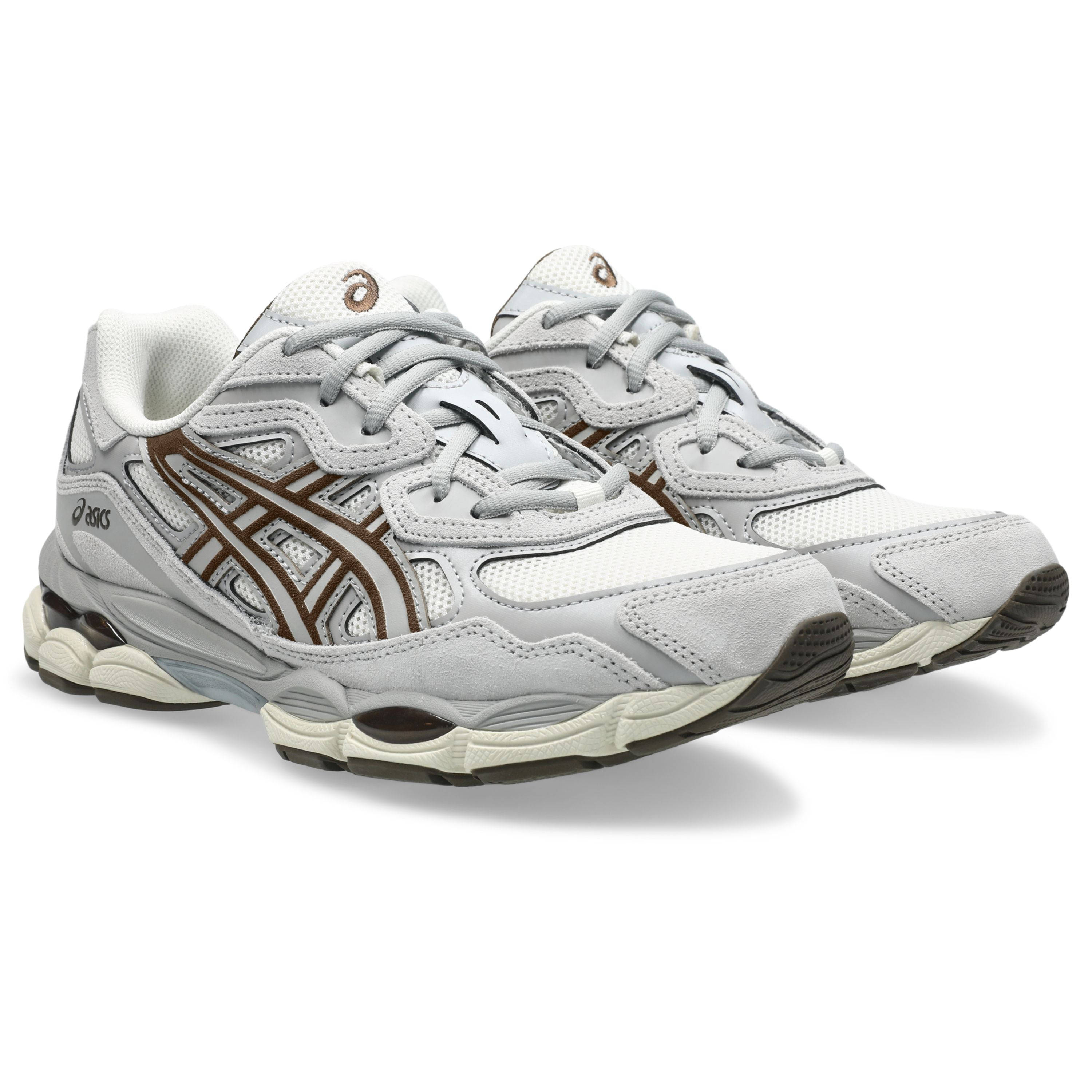 ASICS Gel-NYC Cream Cement Grey Brown 1203A383-114 front
