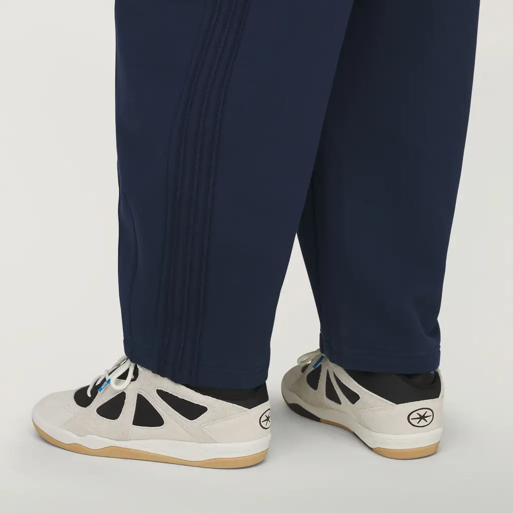 Bad Bunny x adidas BadBo 1.0 Rise on foot image showing silhouette and gum sole profile