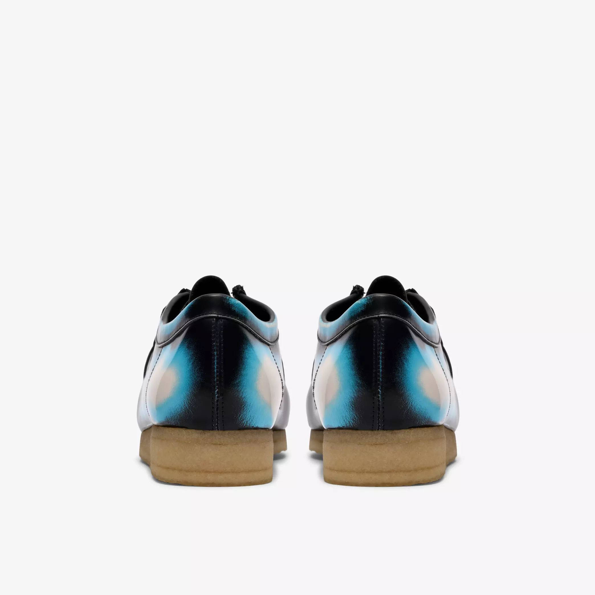 Clarks Wallabee Black Brush Off Multi 26185668 back