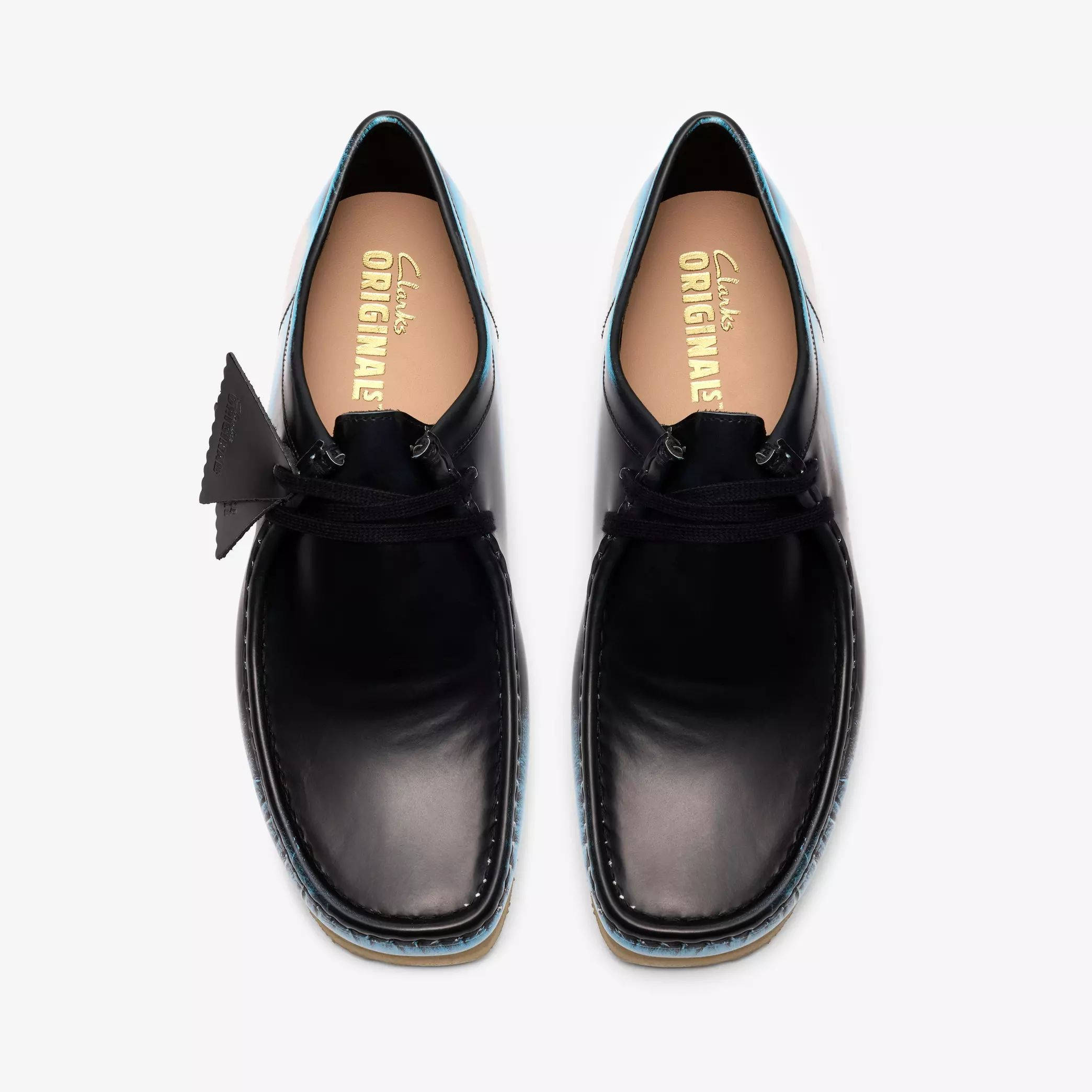Clarks Wallabee Black Brush Off Multi 26185668 middle
