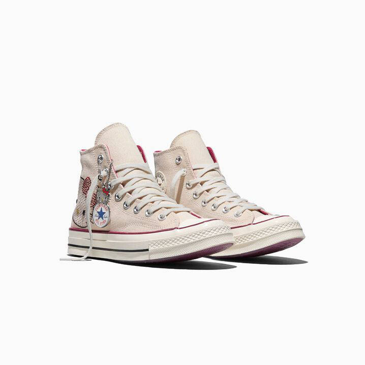 Hello Kitty x Converse Chuck Taylor 70 Swarovski A17695C front