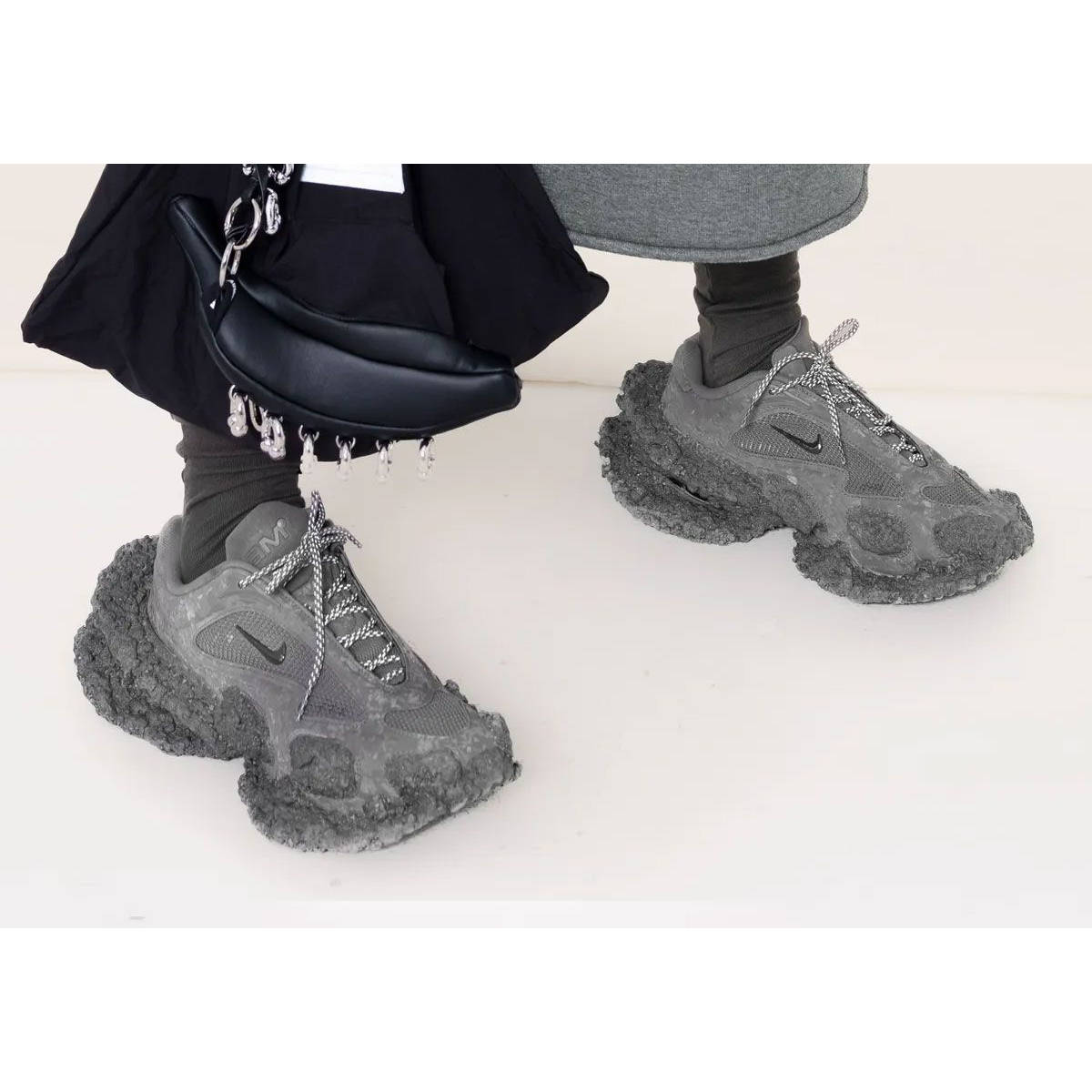 Melitta Baumeister x Nike Air Max Muse Grey on foot front