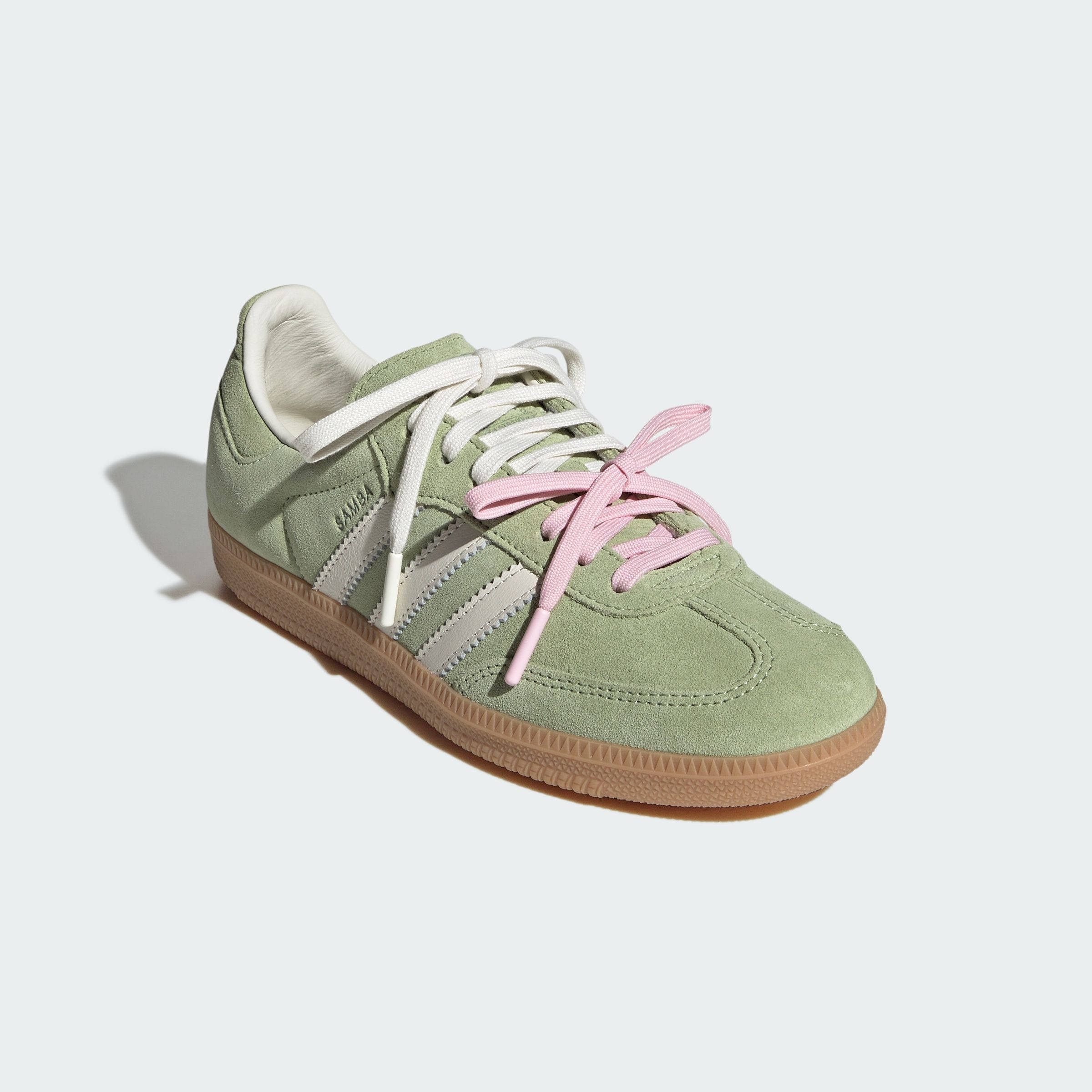 Molly-Mae x adidas Samba Matcha front