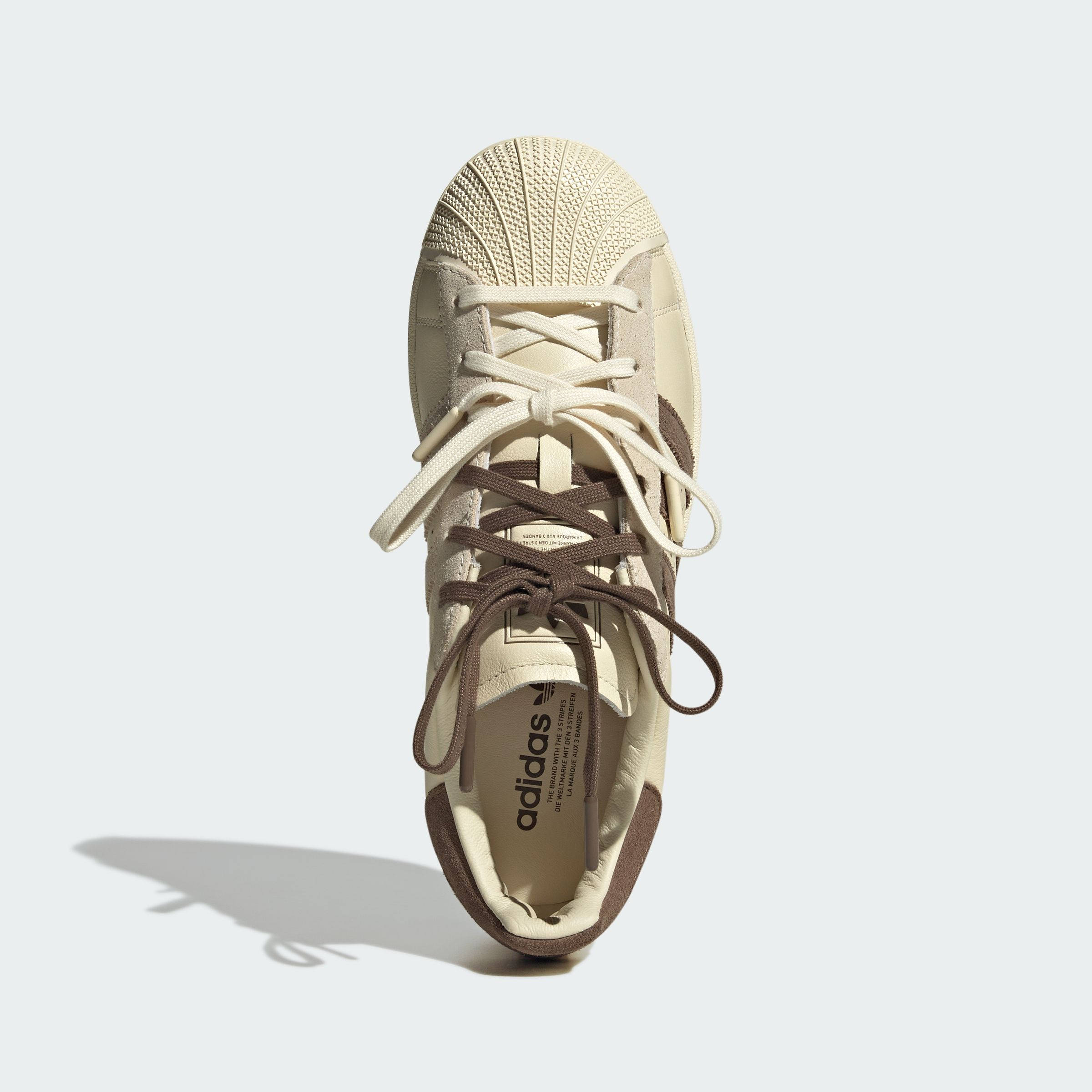 Molly-Mae x adidas Superstar Latte middle