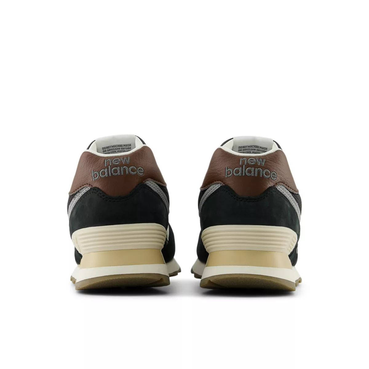 New Balance 574 Brown Dark Silver Metallic U5748SB back