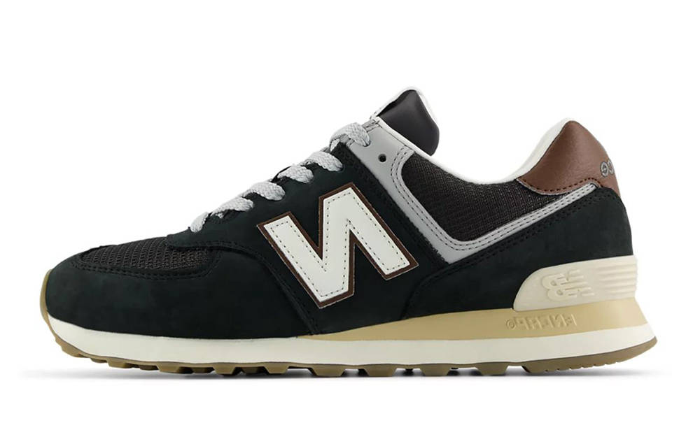 New Balance 574 Brown Dark Silver Metallic U5748SB