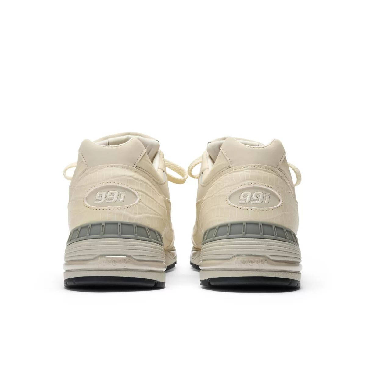 New Balance 991v1 Oyster Grey Pistachio Shell M991CR1 back