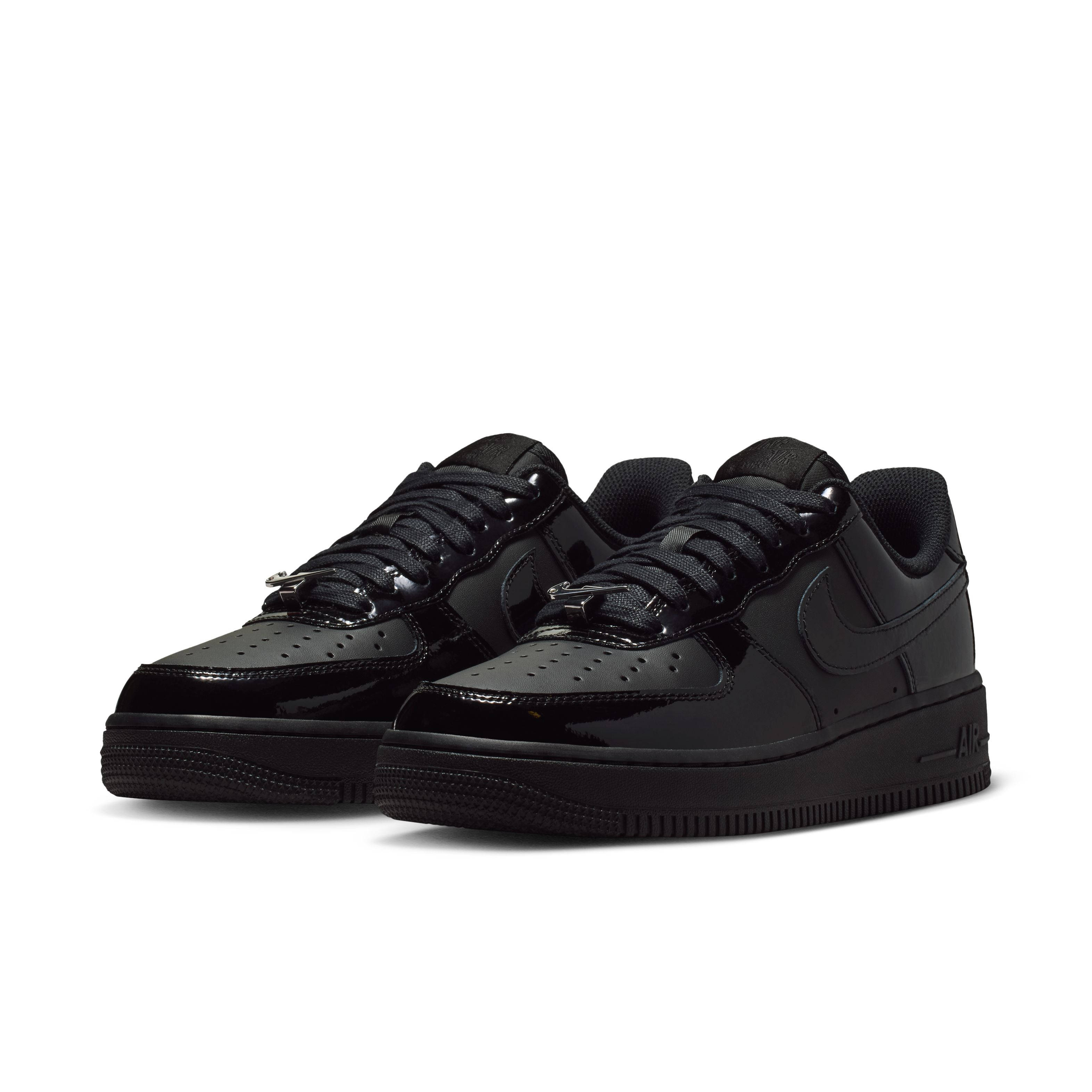 Nike Air Force 1 Low Black Patent IR5450-001 front