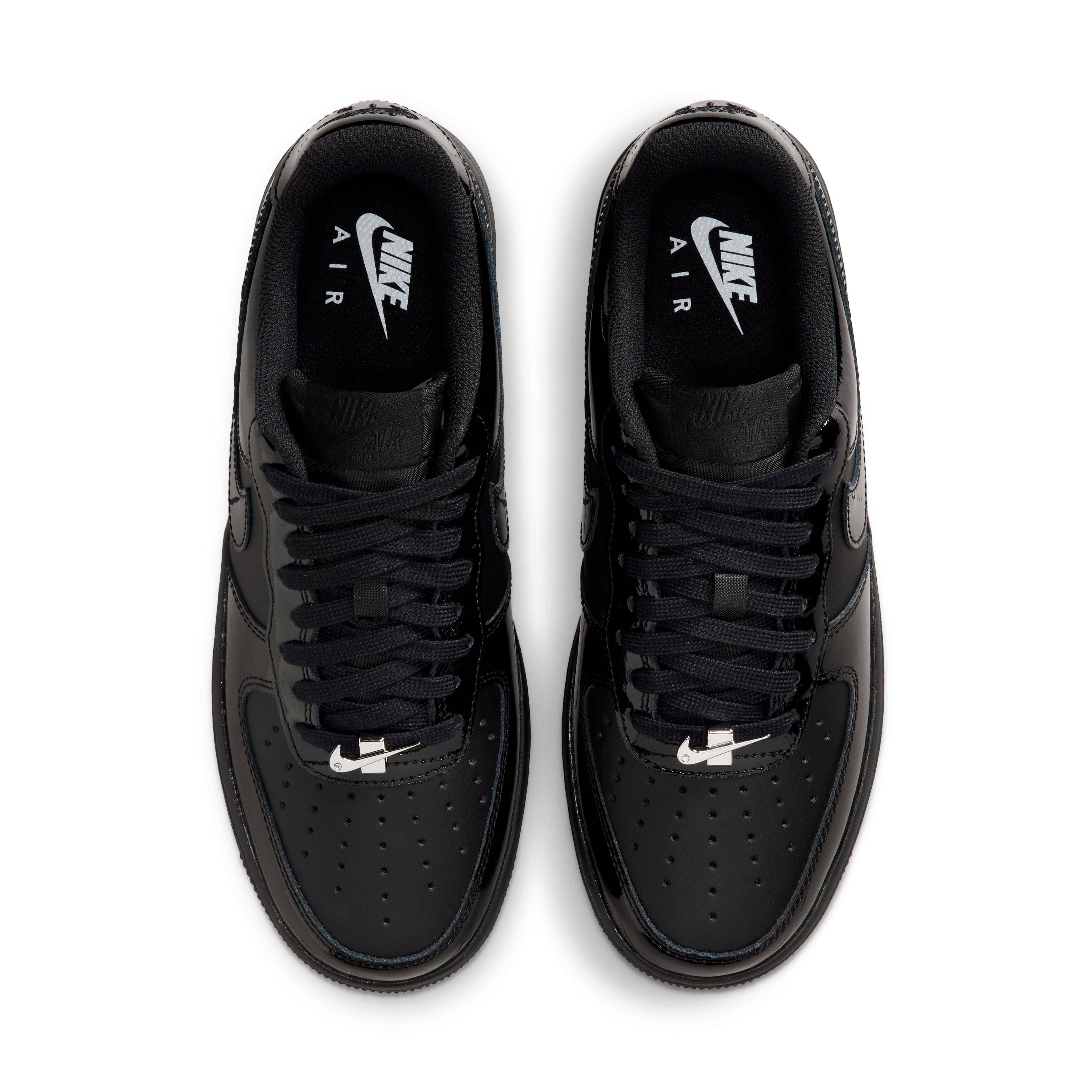 Nike Air Force 1 Low Black Patent IR5450-001 middle
