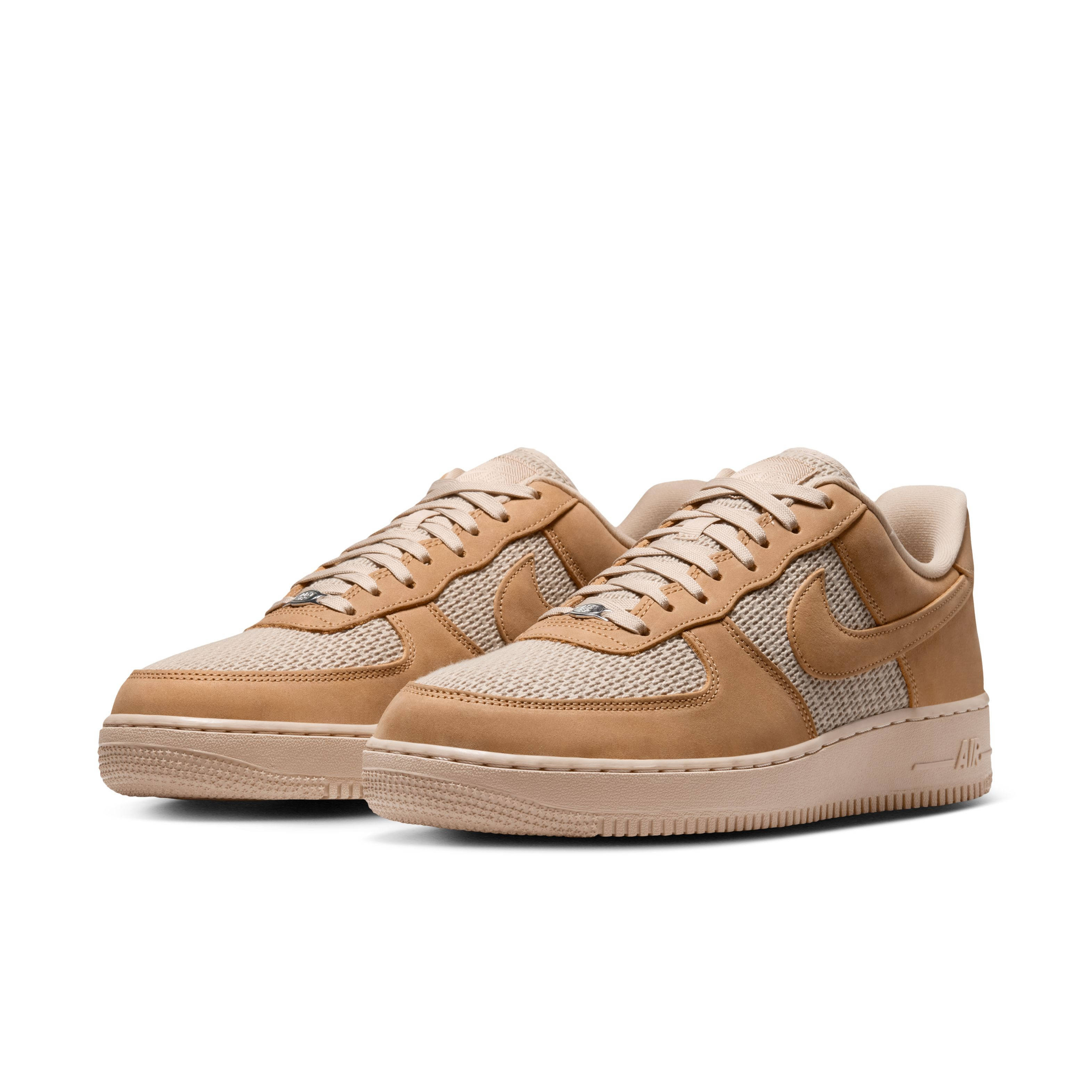 Nike Air Force 1 Low Woven Twine Yellow Linen II9807-700 front