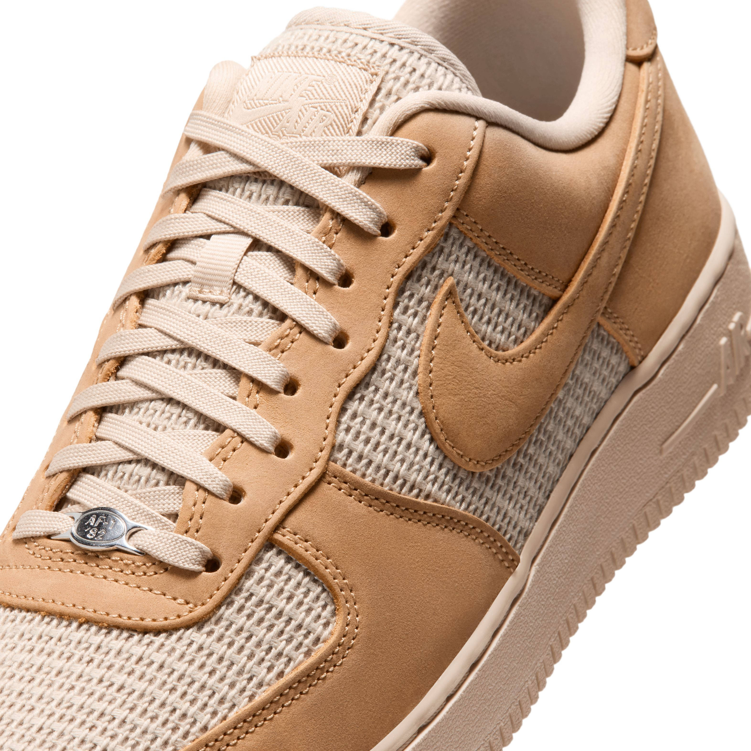Nike Air Force 1 Low Woven Twine Yellow Linen II9807-700 side