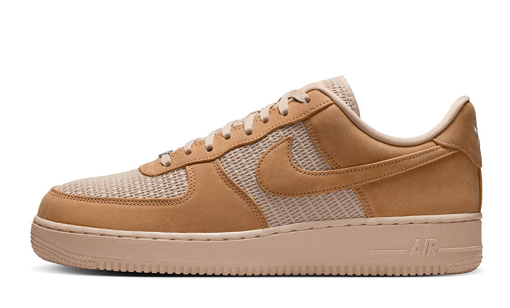 Nike Air Force 1 Low Woven Twine Yellow Linen