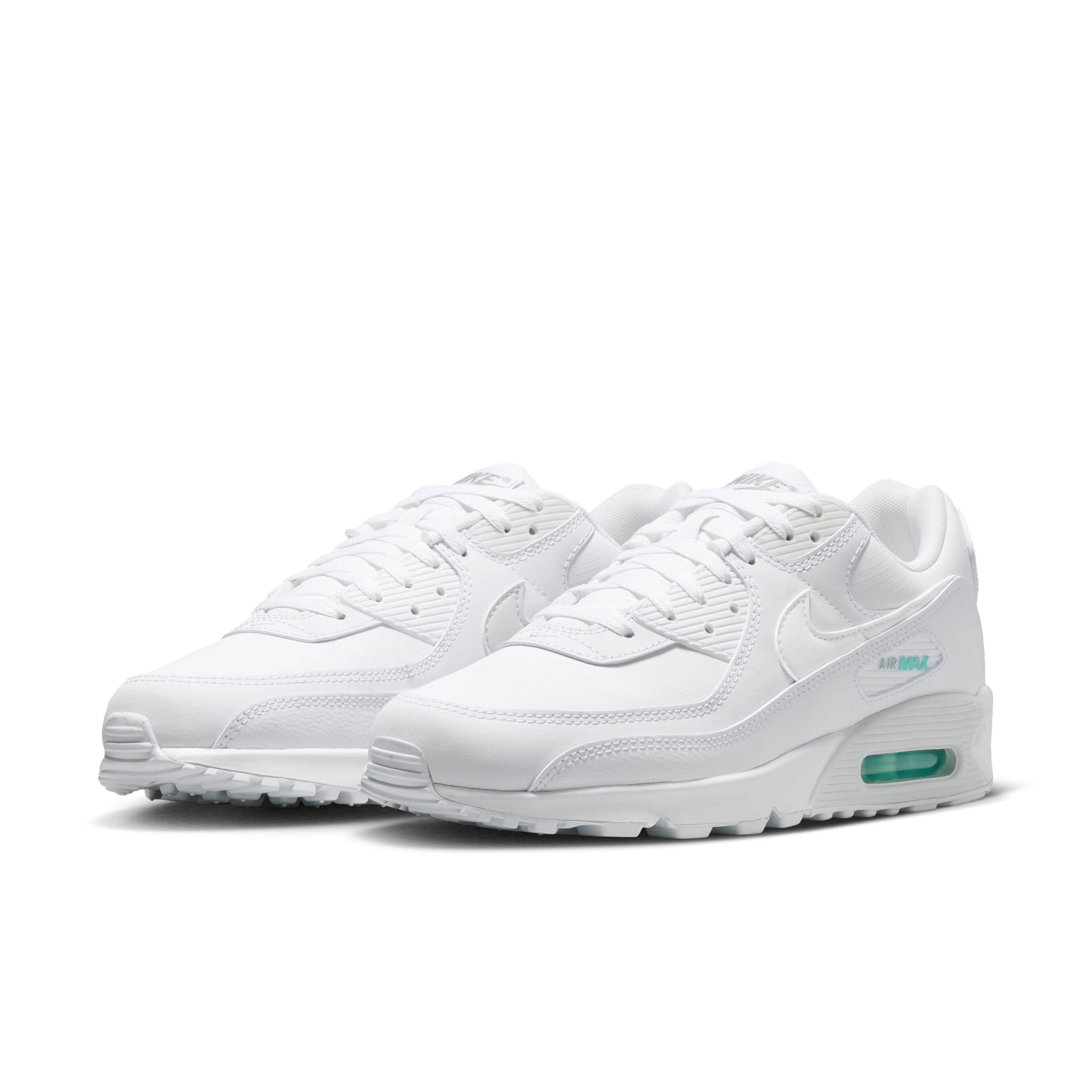 Nike Air Max 90 White Hyper Turquoise Front
