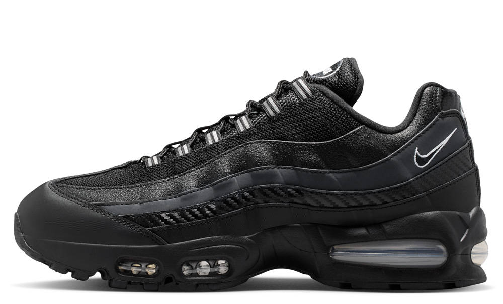 Nike Air Max 95 Big Bubble Black Metallic Silver