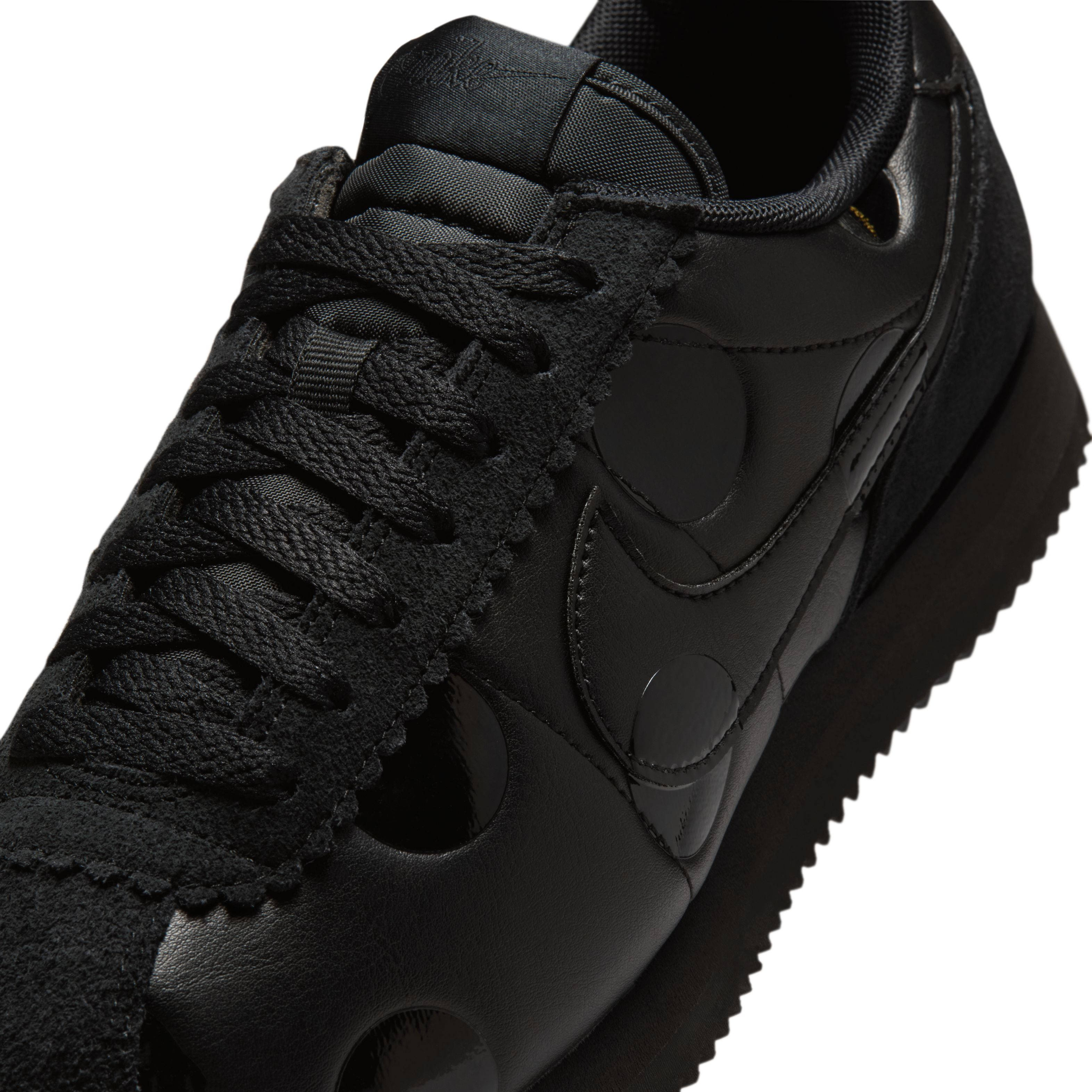 Nike Cortez Triple Black Polka Dot IR1332-002 side