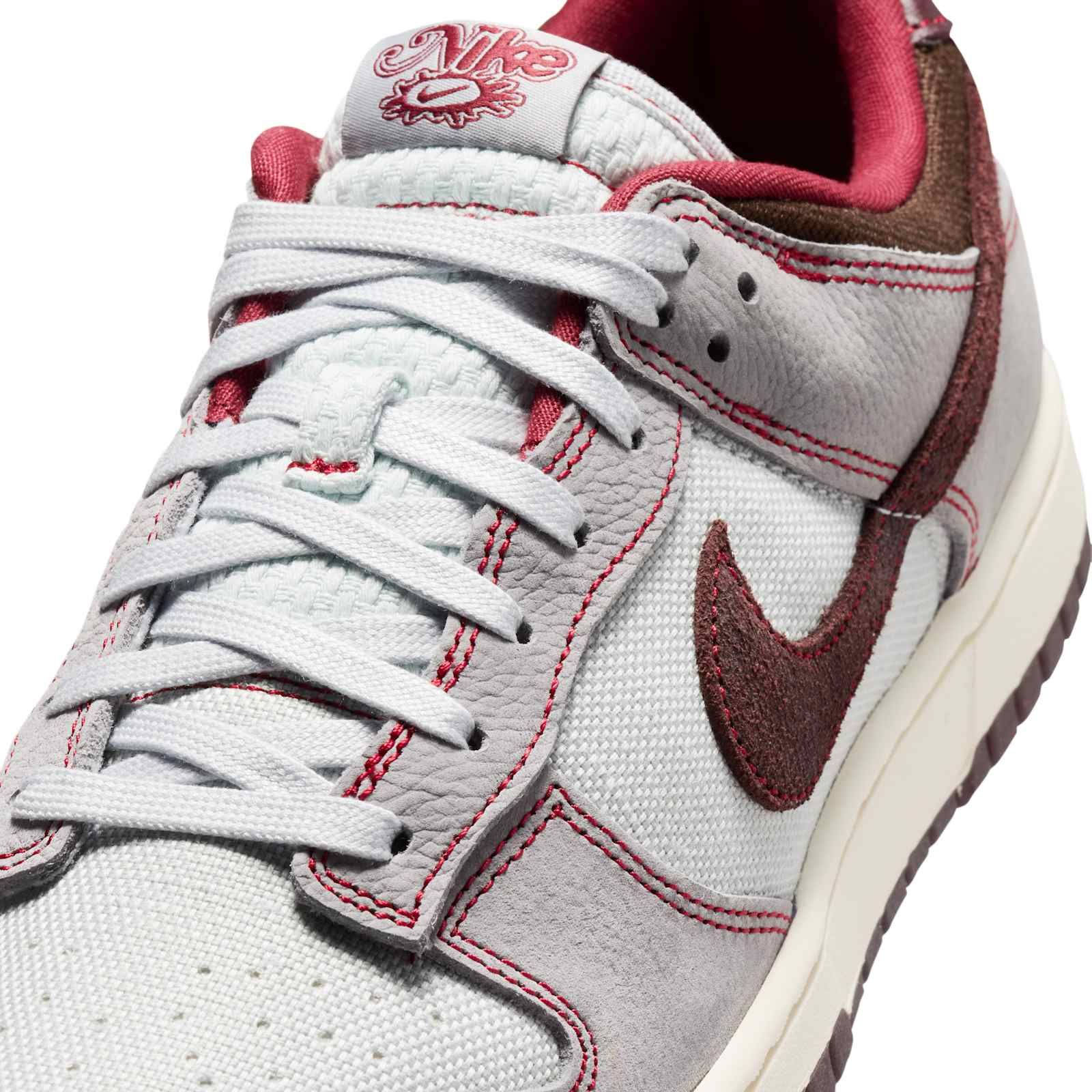Nike Dunk Low Canvas Pure Platinum Burgundy Crush IH1942-001 side