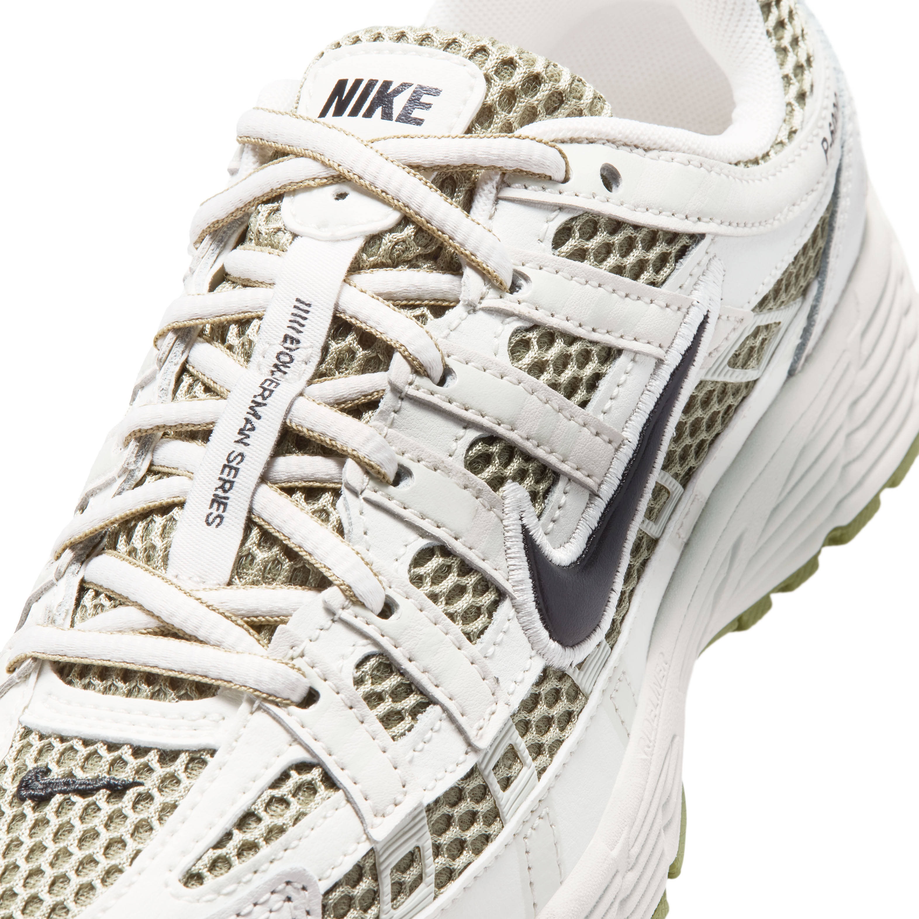 Nike P-6000 GS Neutral Olive Detail