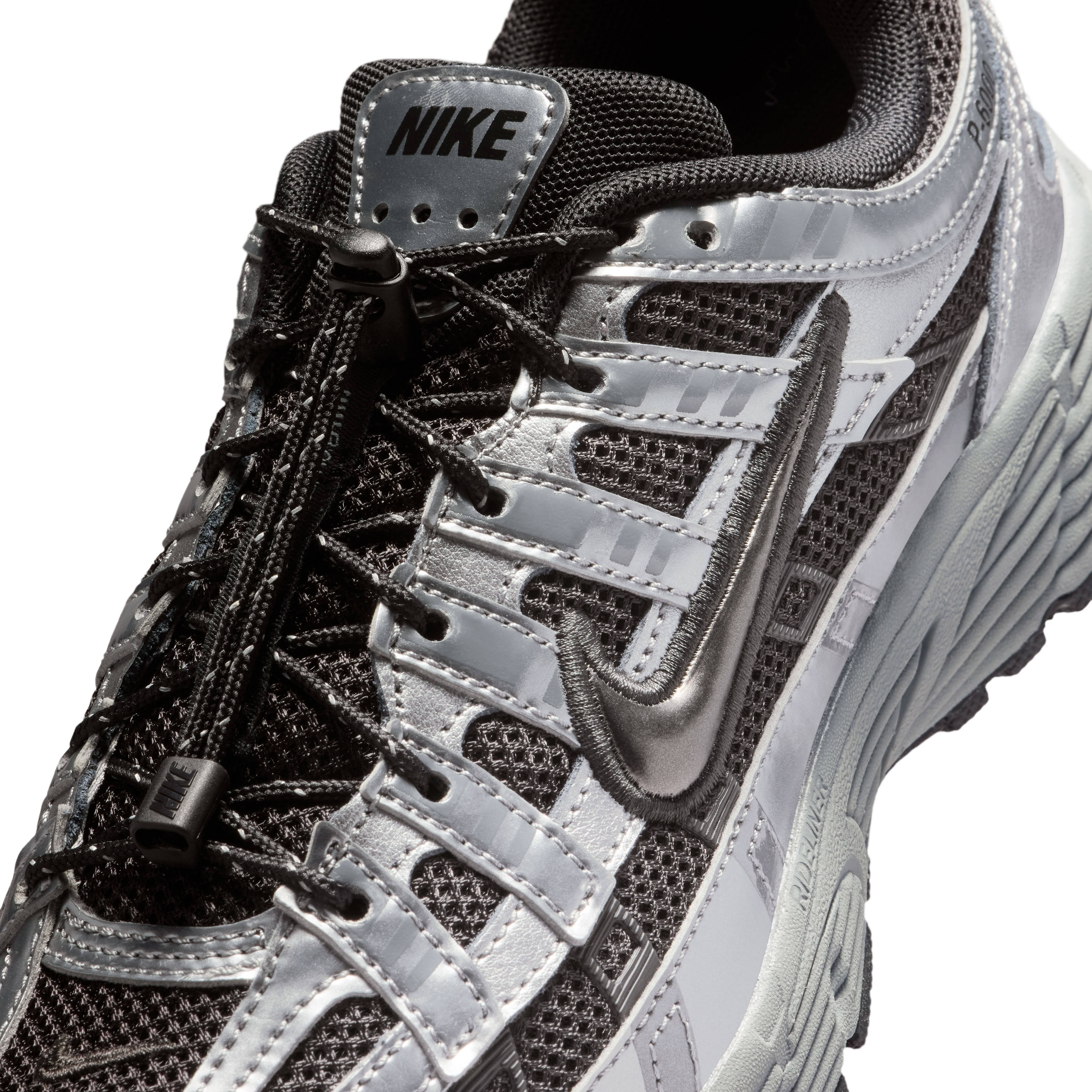 Nike P-6000 Utility GS Metallic Cool Grey Detail