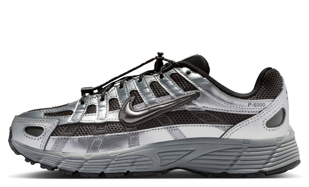 Nike P-6000 Utility GS Metallic Cool Grey