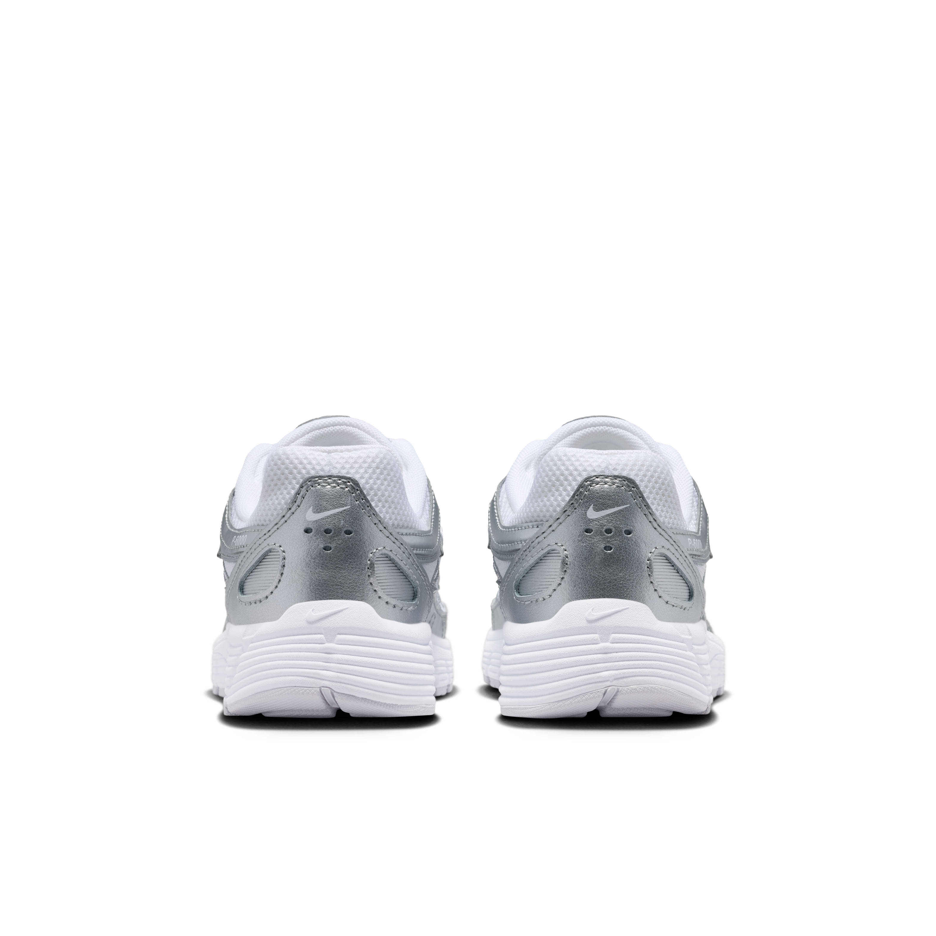 Nike P-6000 Utility GS Metallic Silver Heel