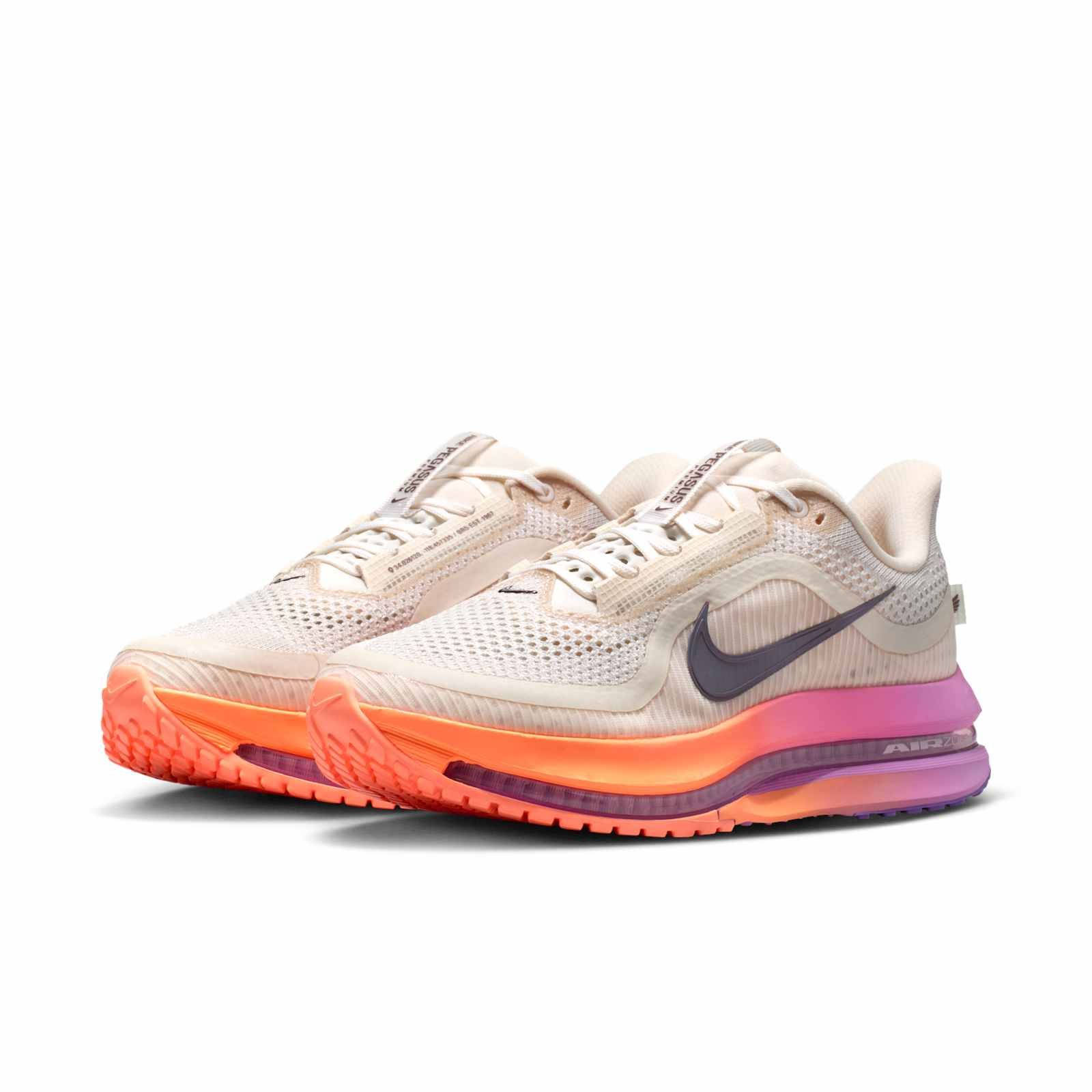Nike Pegasus Premium Road Running Chalk Orange Pulse HQ2593-113 front