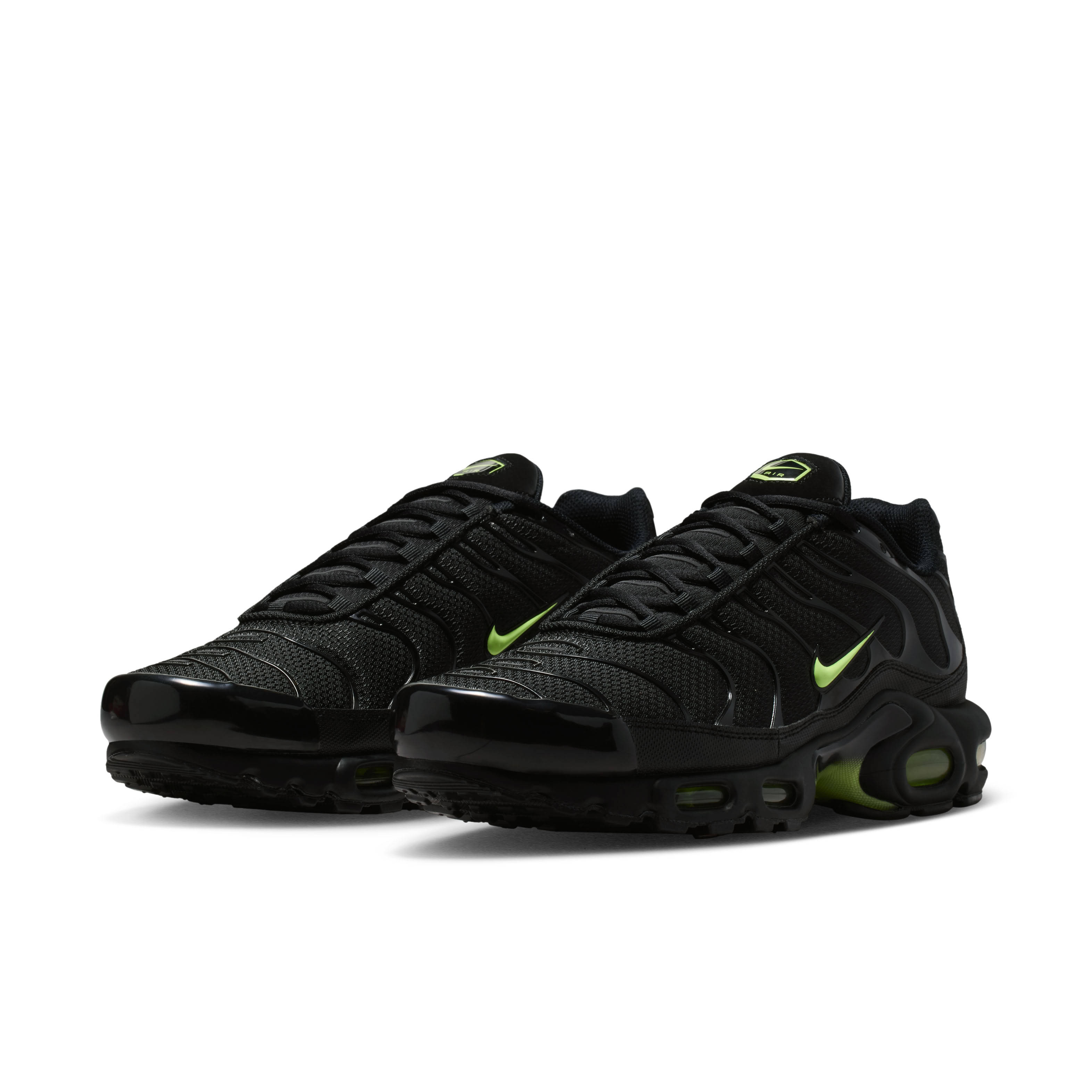 Nike TN Air Max Plus Black Volt Neon Pair