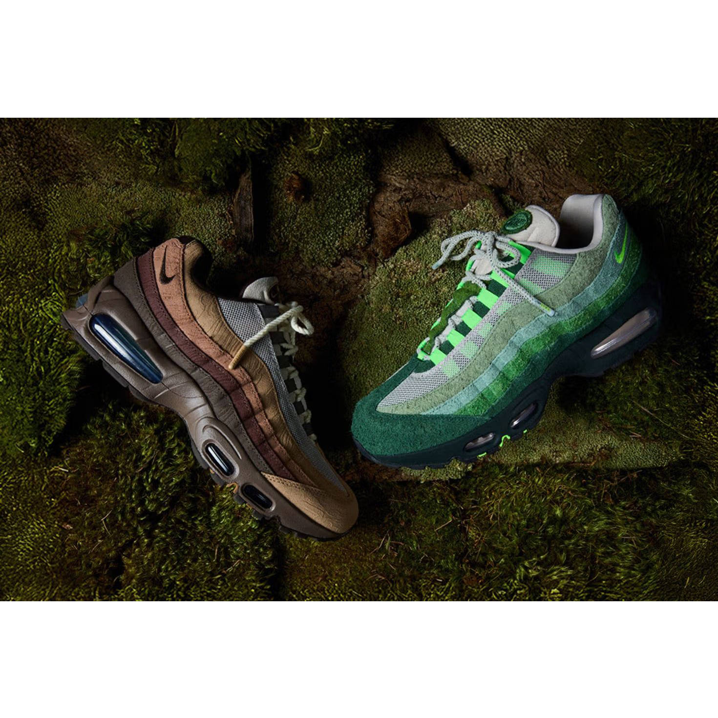 Oregon Ducks x Nike Air Max 95 Lumber Yard from top