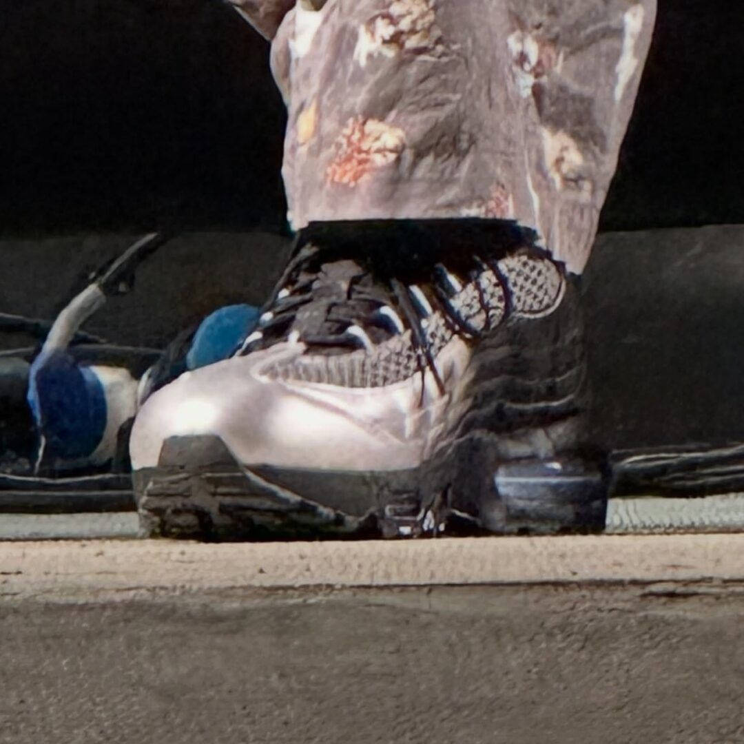 Palace Skateboards × Nike AIr Max 95 Silver Black side
