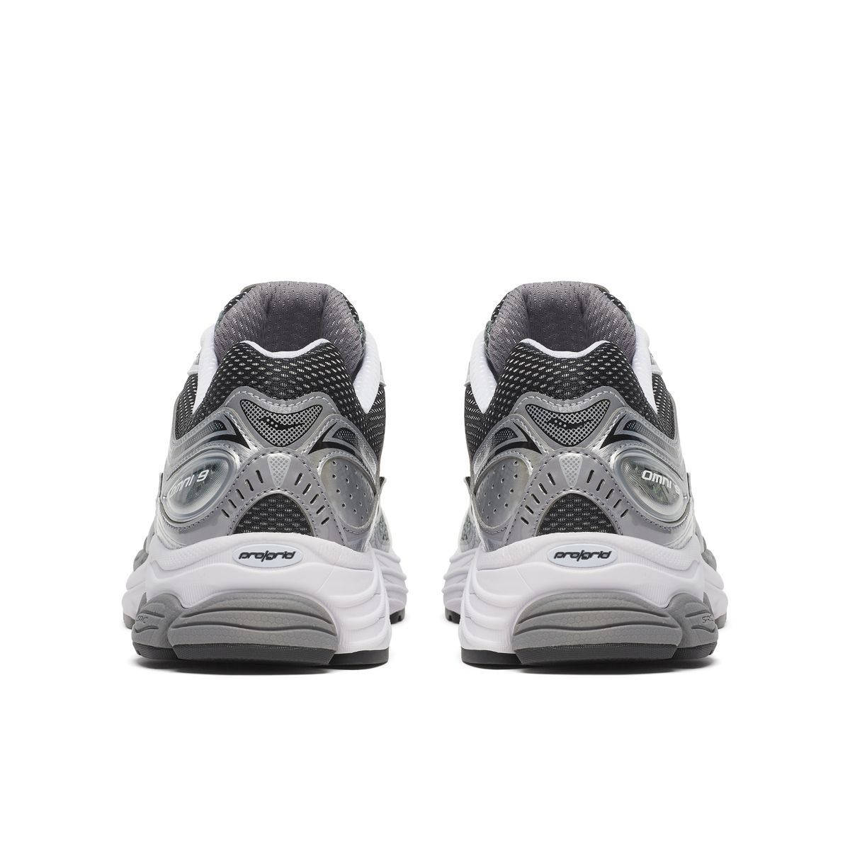 Saucony ProGrid Omni 9 Grey Silver Black S70739-42 back