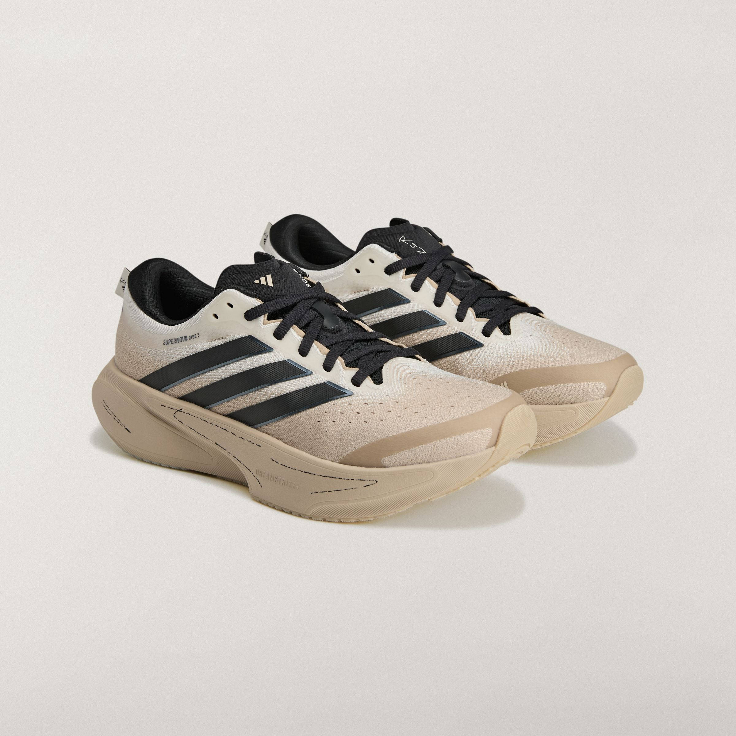SFTM x adidas Supernova Rise 3 Off-White Black KI3617 front
