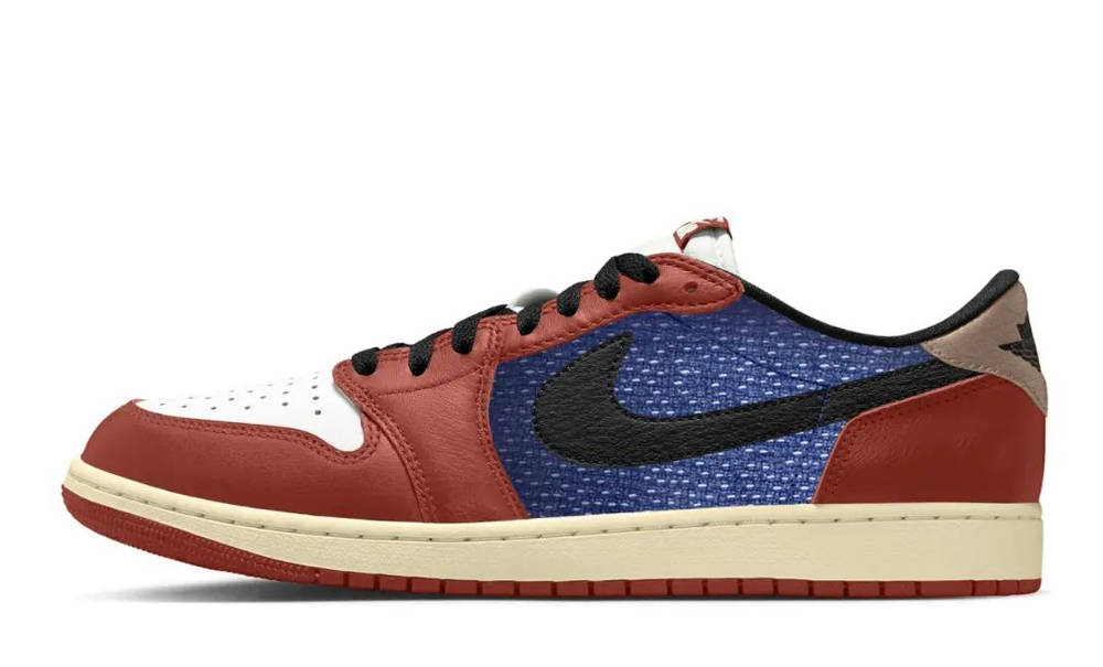 Social Status x Air Jordan 1 Low OG Red Blue