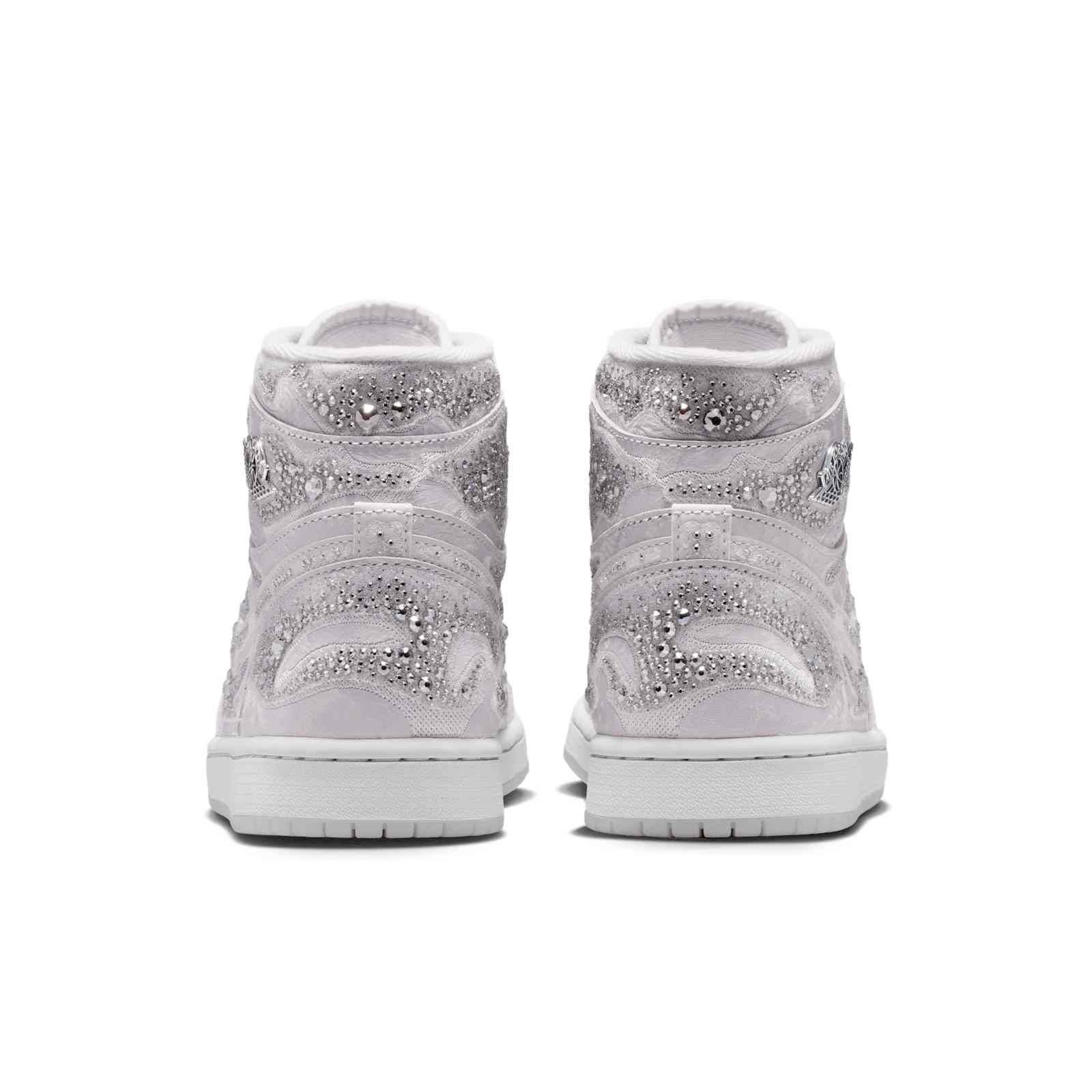 Swarovski x Air Jordan 1 Retro High OG Vast Grey back