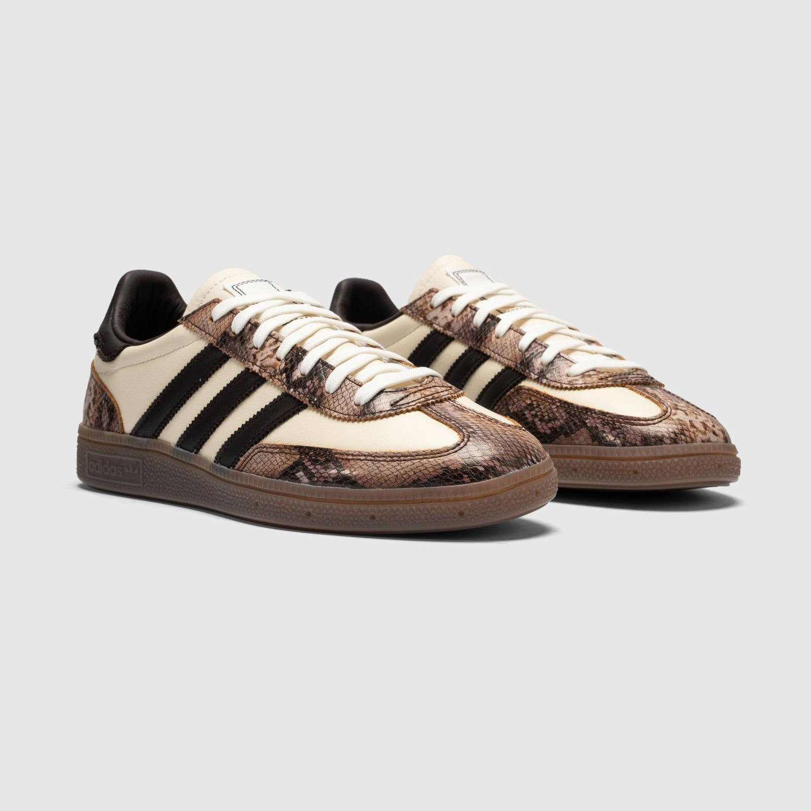 The Whitaker Group x adidas Handball Spezial Do Not Duplicate Snakeskin Brown KJ0757 front