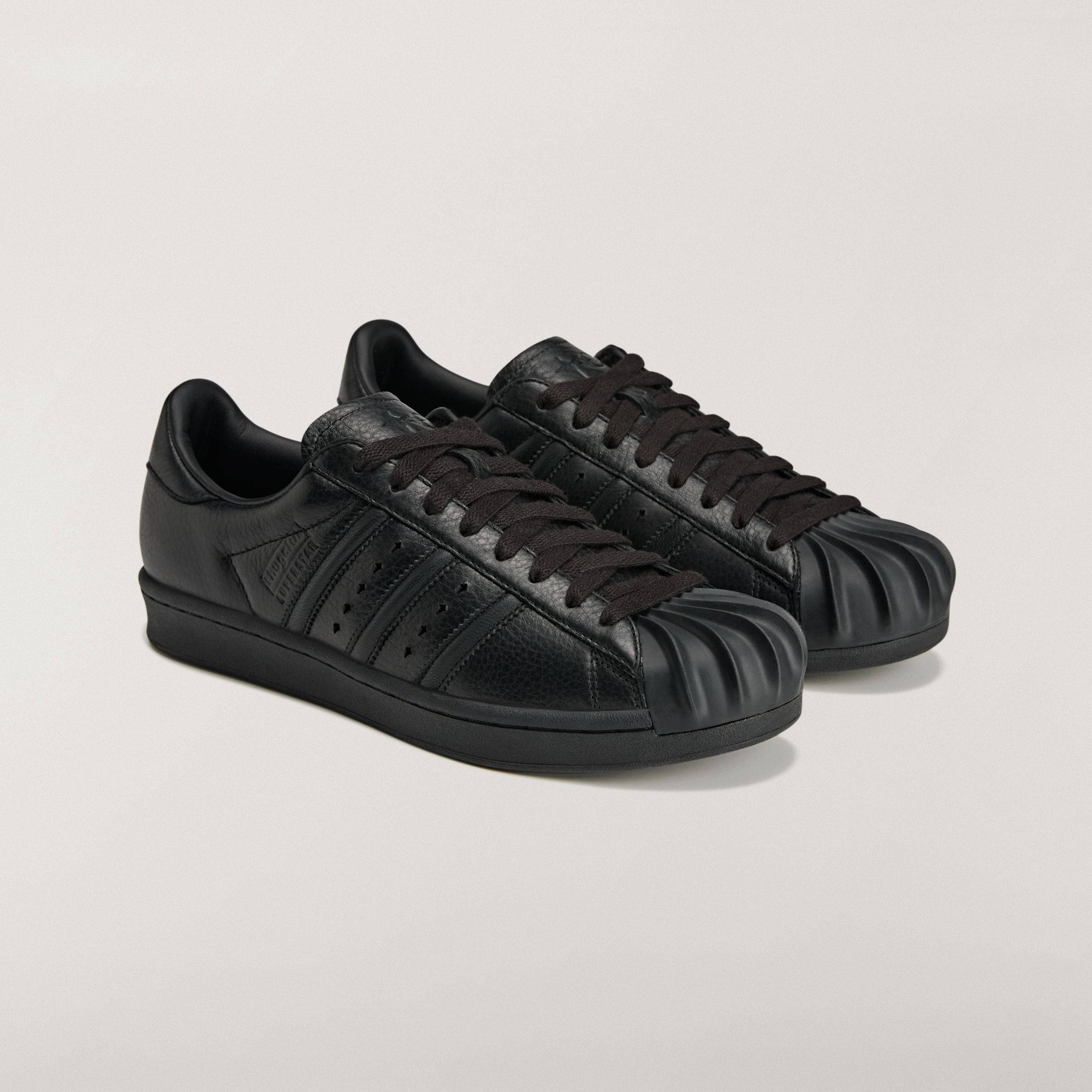 Thug Club x adidas Superstar Vintage Black KI0824 front